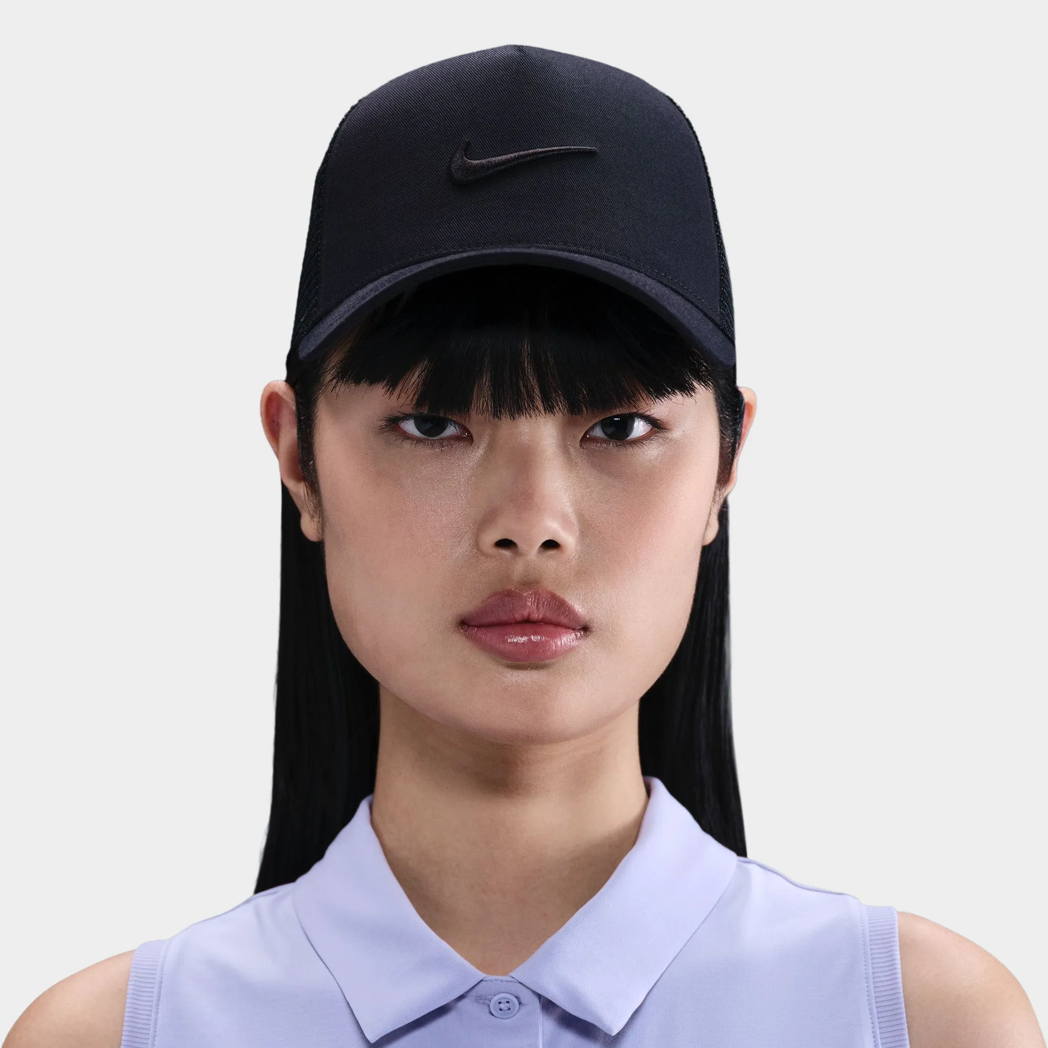 Nike Rise Structured Trucker Cap Black/ Black sold by JD Sports