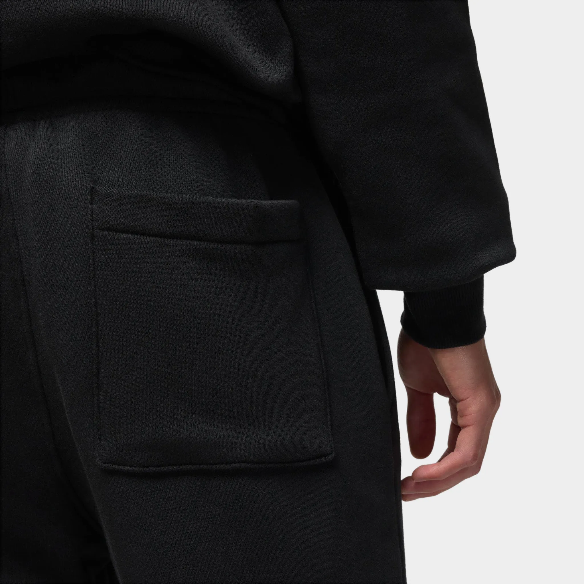 Jordan Brooklyn Varsity Fleece Joggers Black / White sold by JD Sports product image thumbnail 4