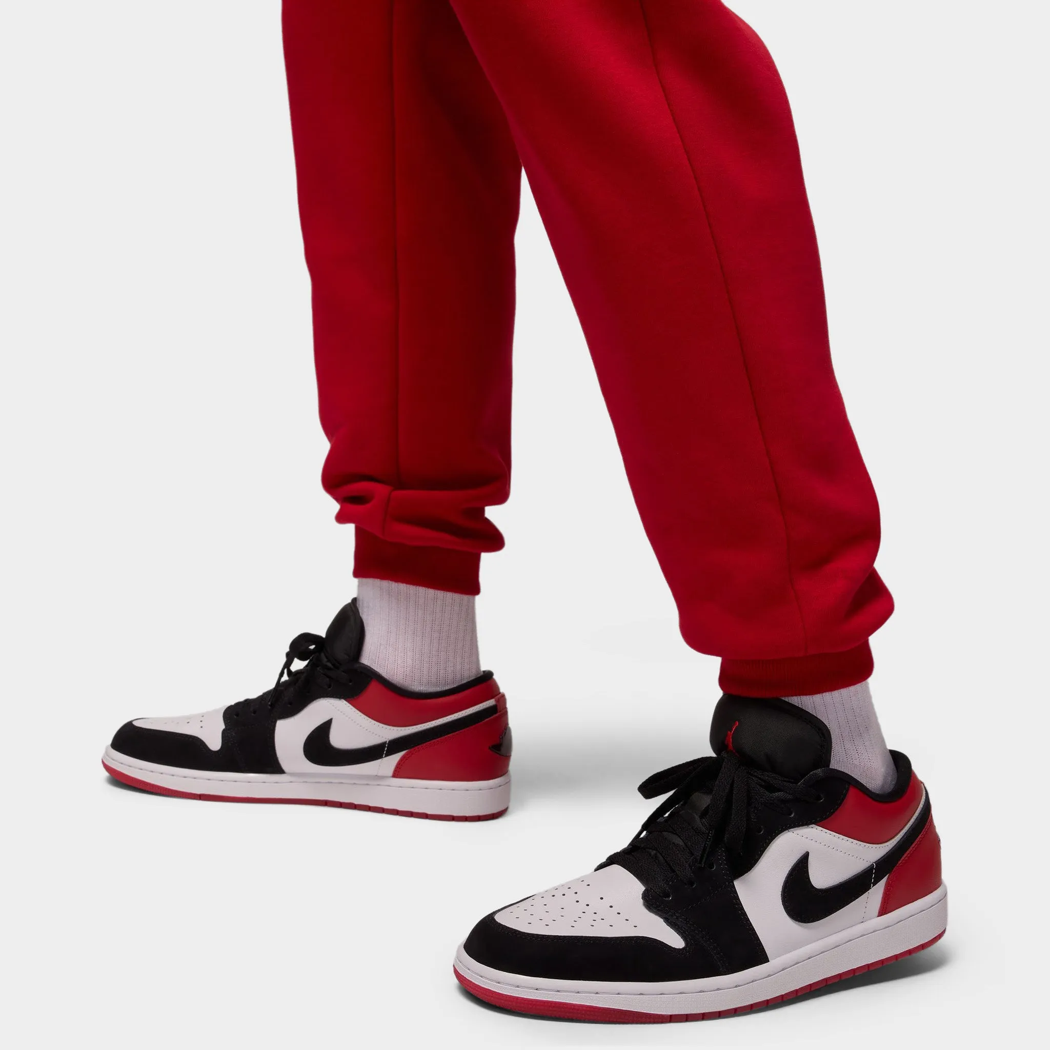 Jordan Brooklyn Varsity Fleece Joggers Red / White sold by JD Sports product image thumbnail 5