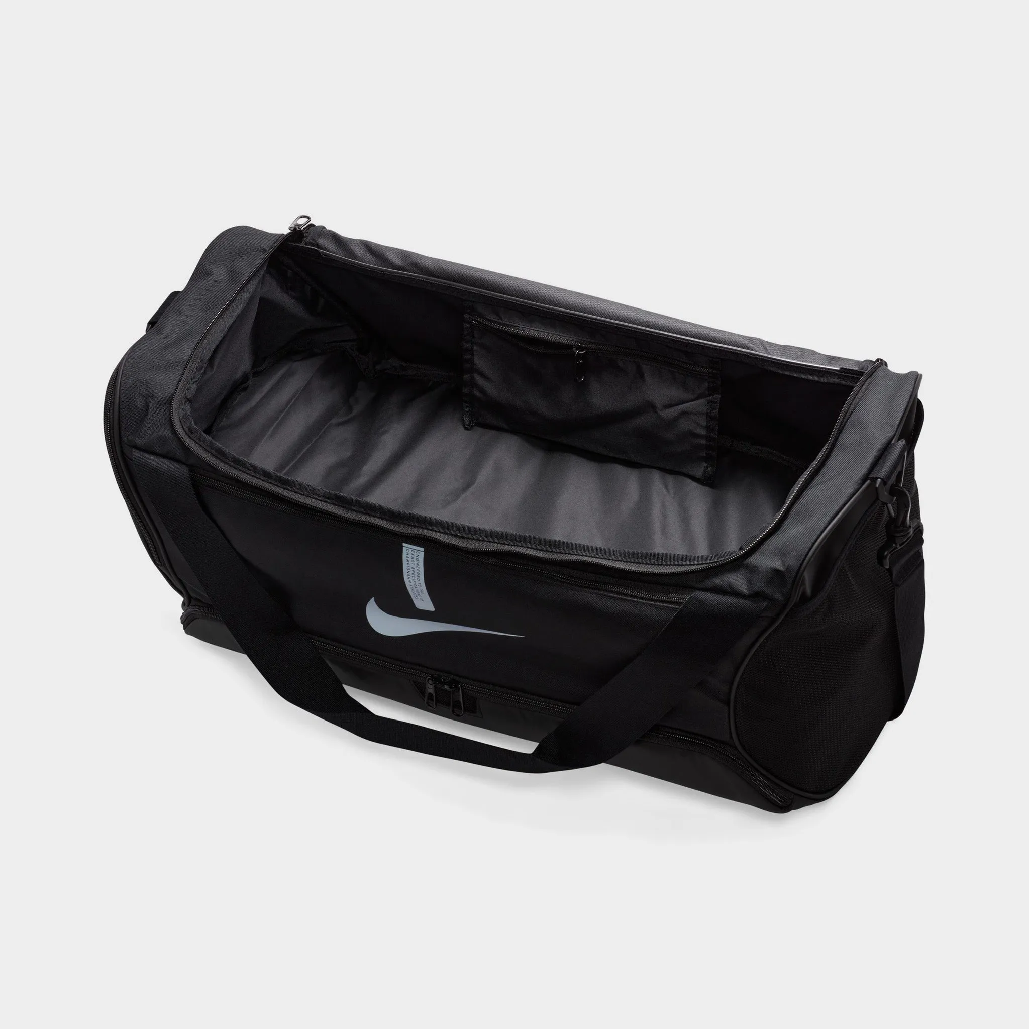Nike Academy Team Soccer Duffel Bag Black / Black - White sold by JD Sports product image thumbnail 4
