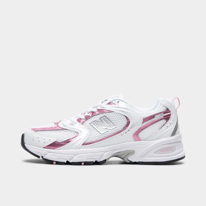 New Balance 530 White / Pink Sugar sold by JD Sports