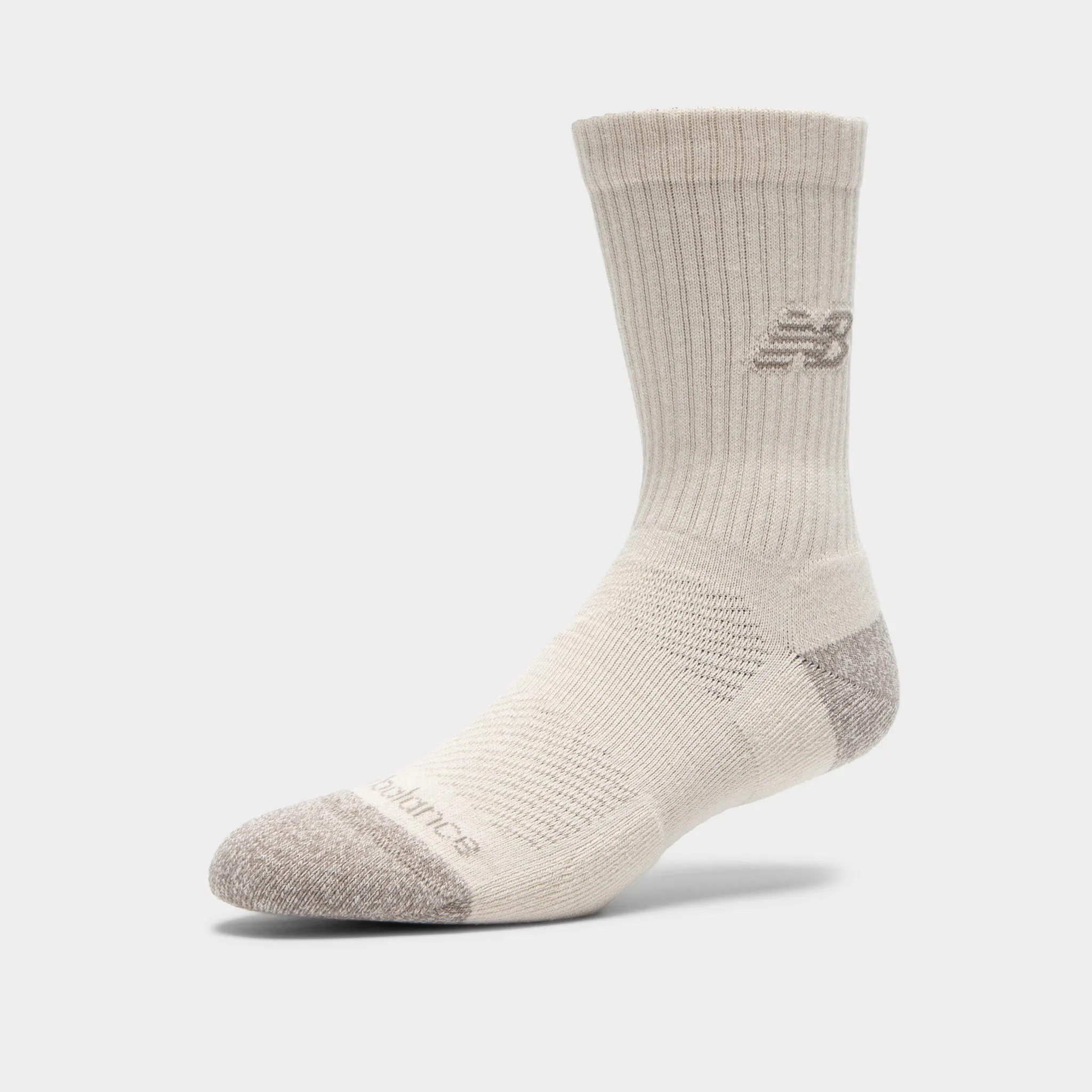 New Balance Active Cushion Crew Socks (3-Pack) Brown / Beige sold by JD Sports product image thumbnail 5