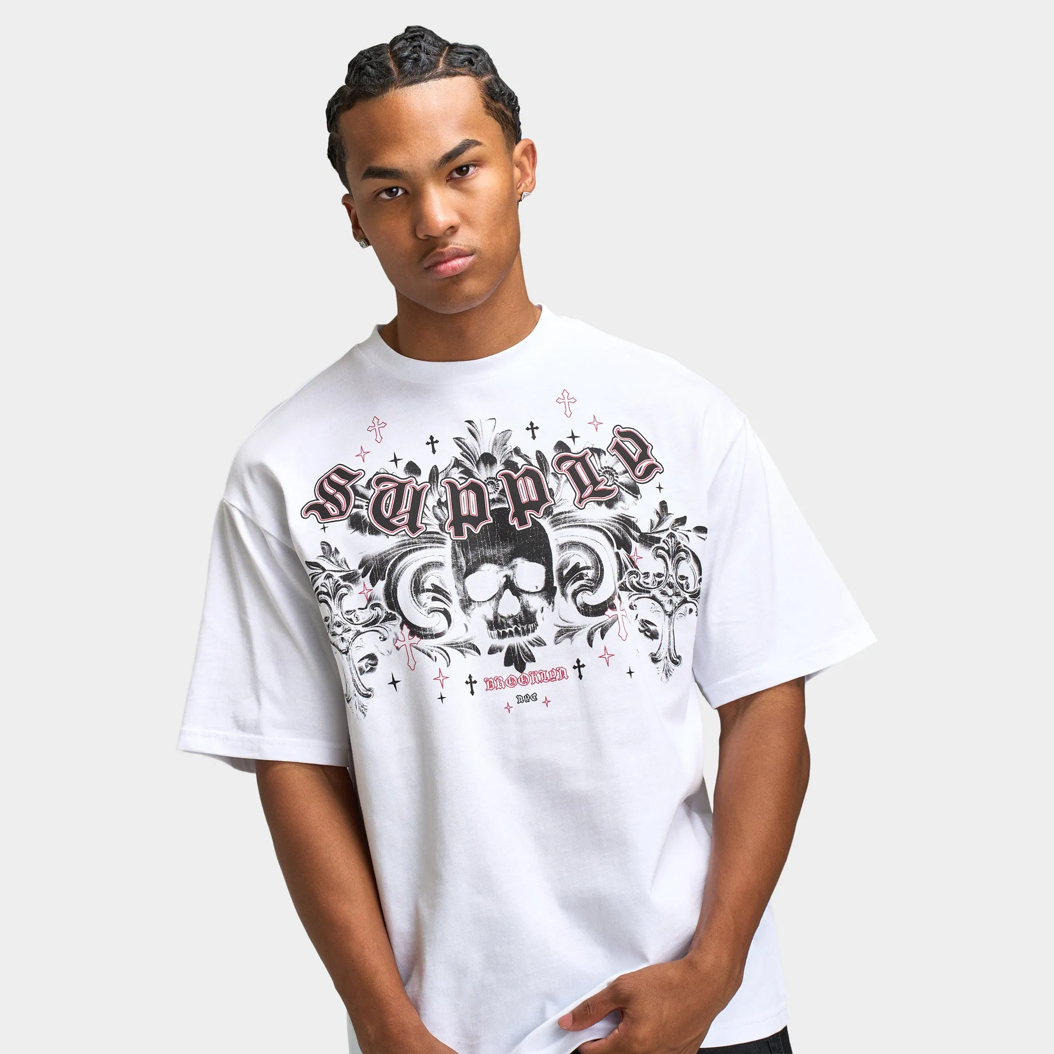 Supply & Demand Finish Tee / Black sold by JD Sports product image thumbnail 3