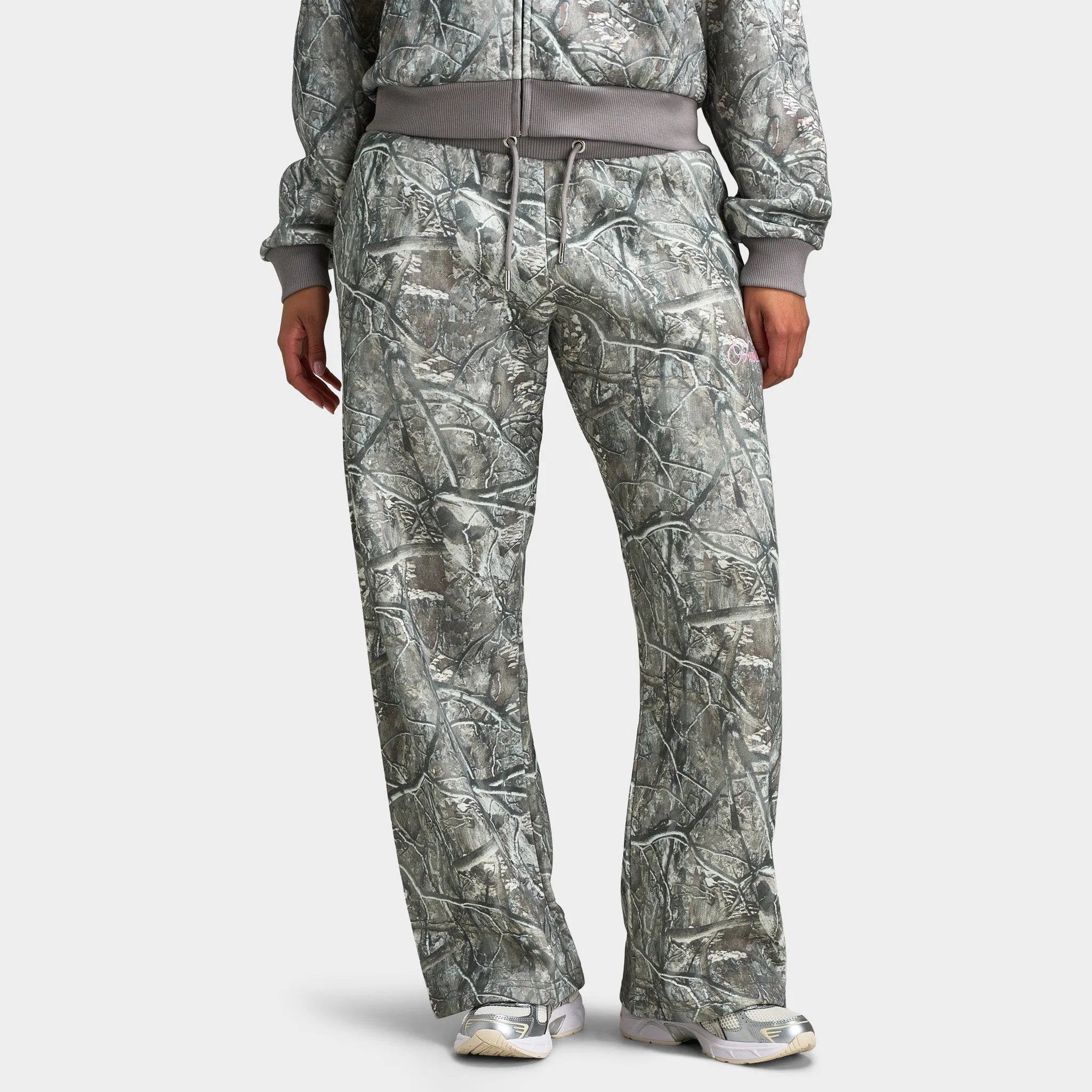 Hoodrich Women's Low Rise Wide Leg Joggers / Woodland Camo sold by JD Sports