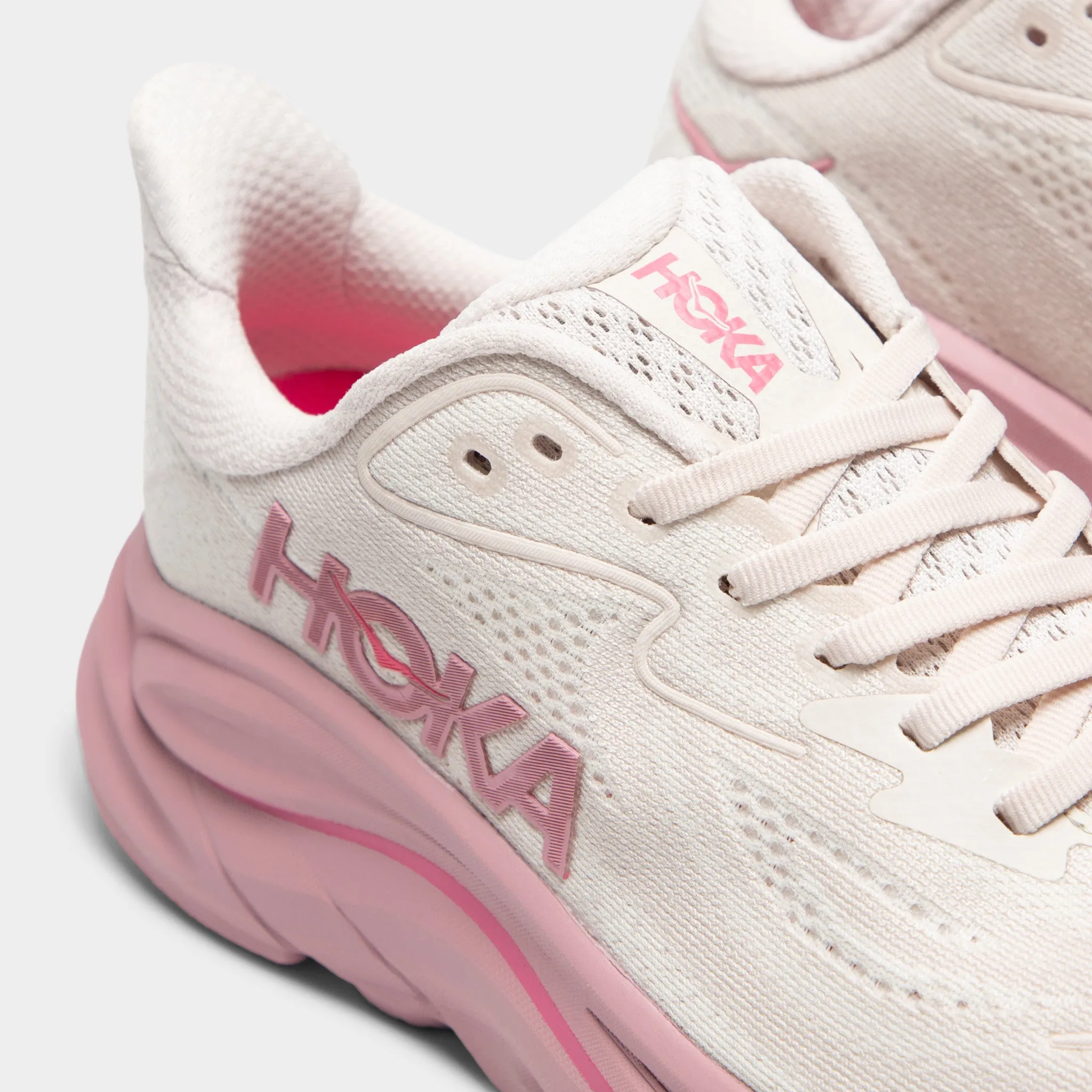 Hoka Women's Clifton 10 Rose Cream / Dried Rose sold by JD Sports product image thumbnail 3