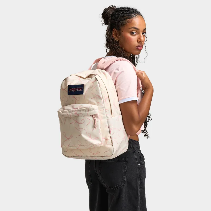 JanSport SuperBreak Plus Backpack / Rows of Bows sold by JD Sports