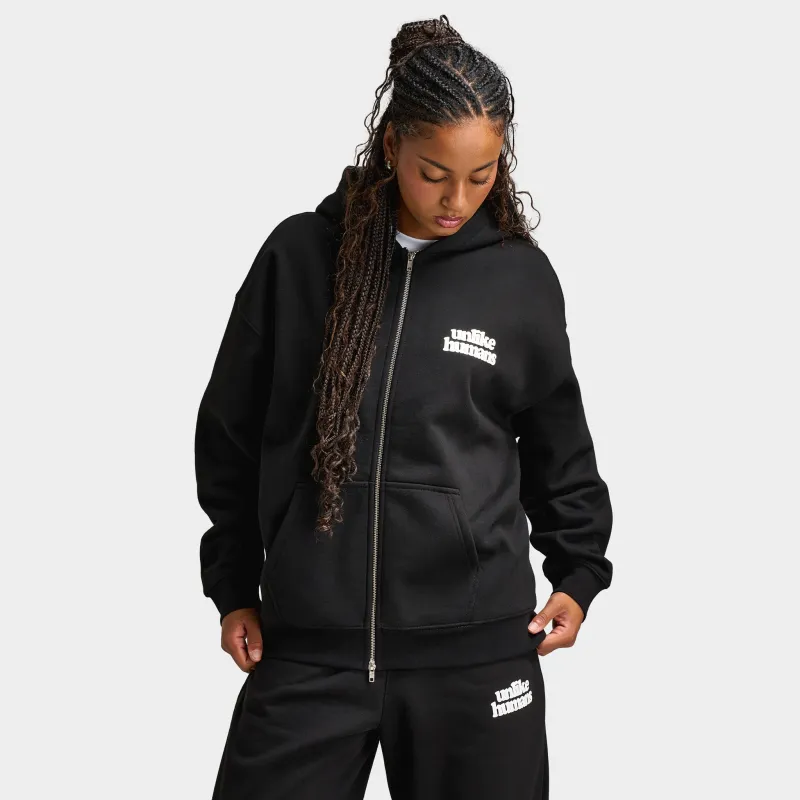 Unlike Humans Women's Bubble Full-Zip Hoodie / Black made by JD Sports