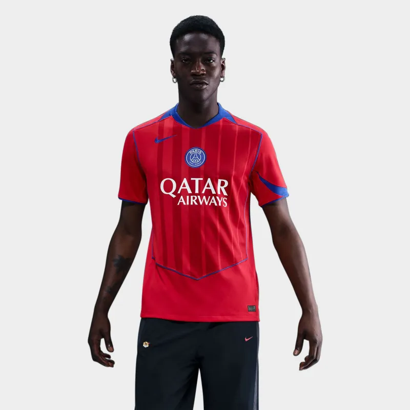 Nike PSG Stad 3R Dri-FIT Jersey Global Red / Sport Red - Hyper Royal sold by JD Sports