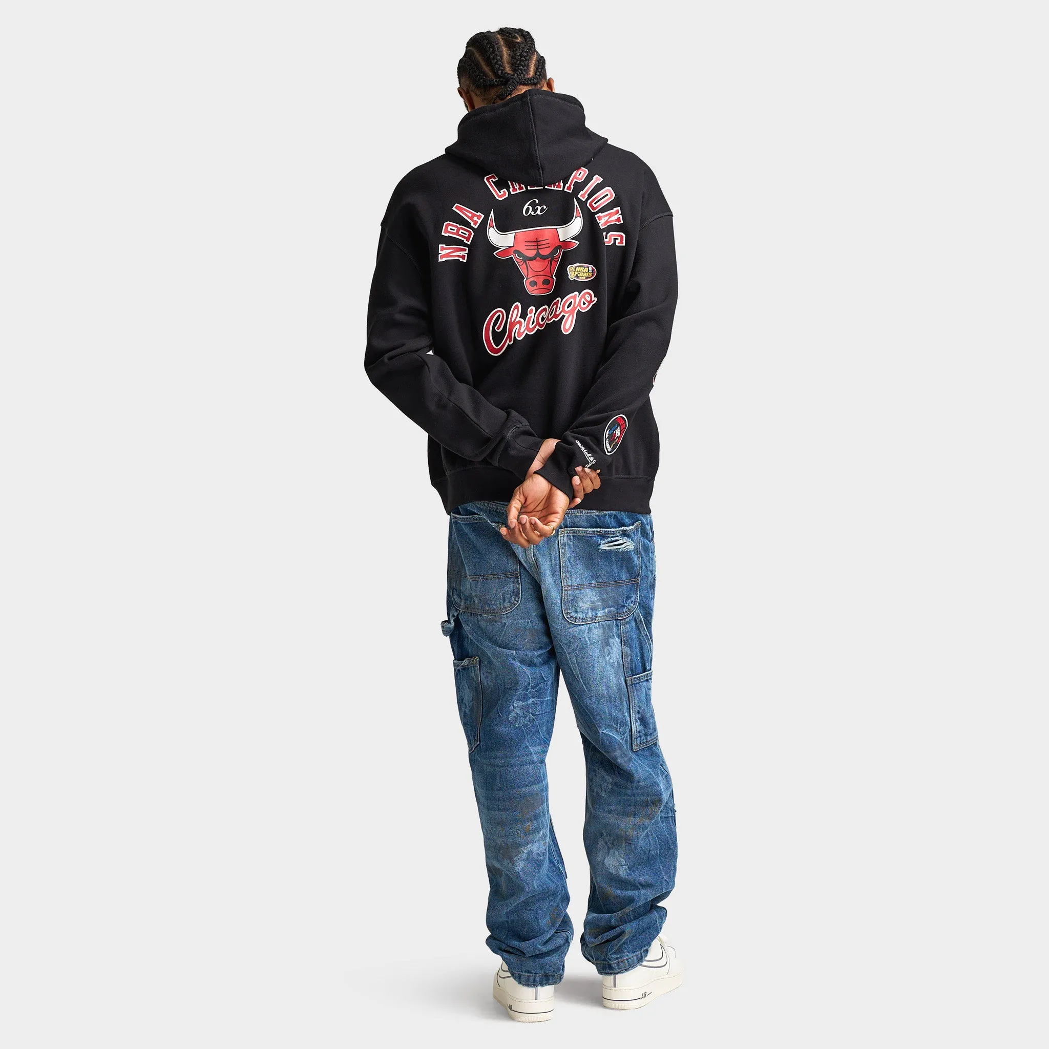 Mitchell & Ness Chicago Bulls Hoodie / Faded Black sold by JD Sports product image thumbnail 5
