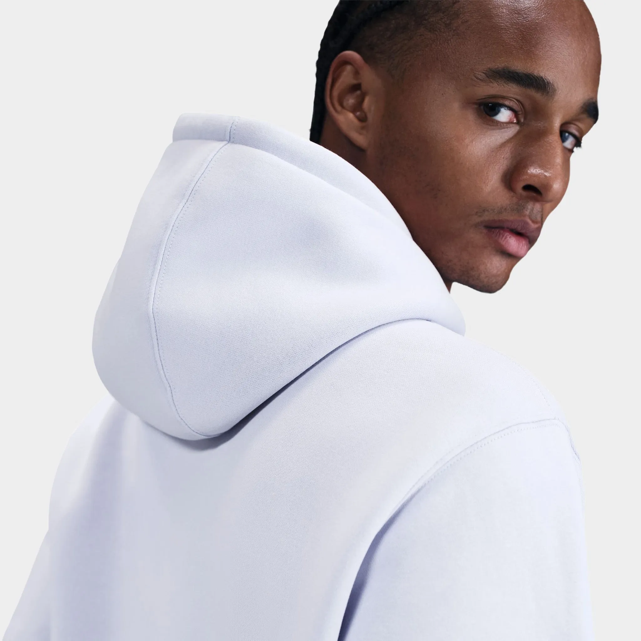 Nike Club Fleece Pullover Hoodie Ghost / White sold by JD Sports product image thumbnail 2