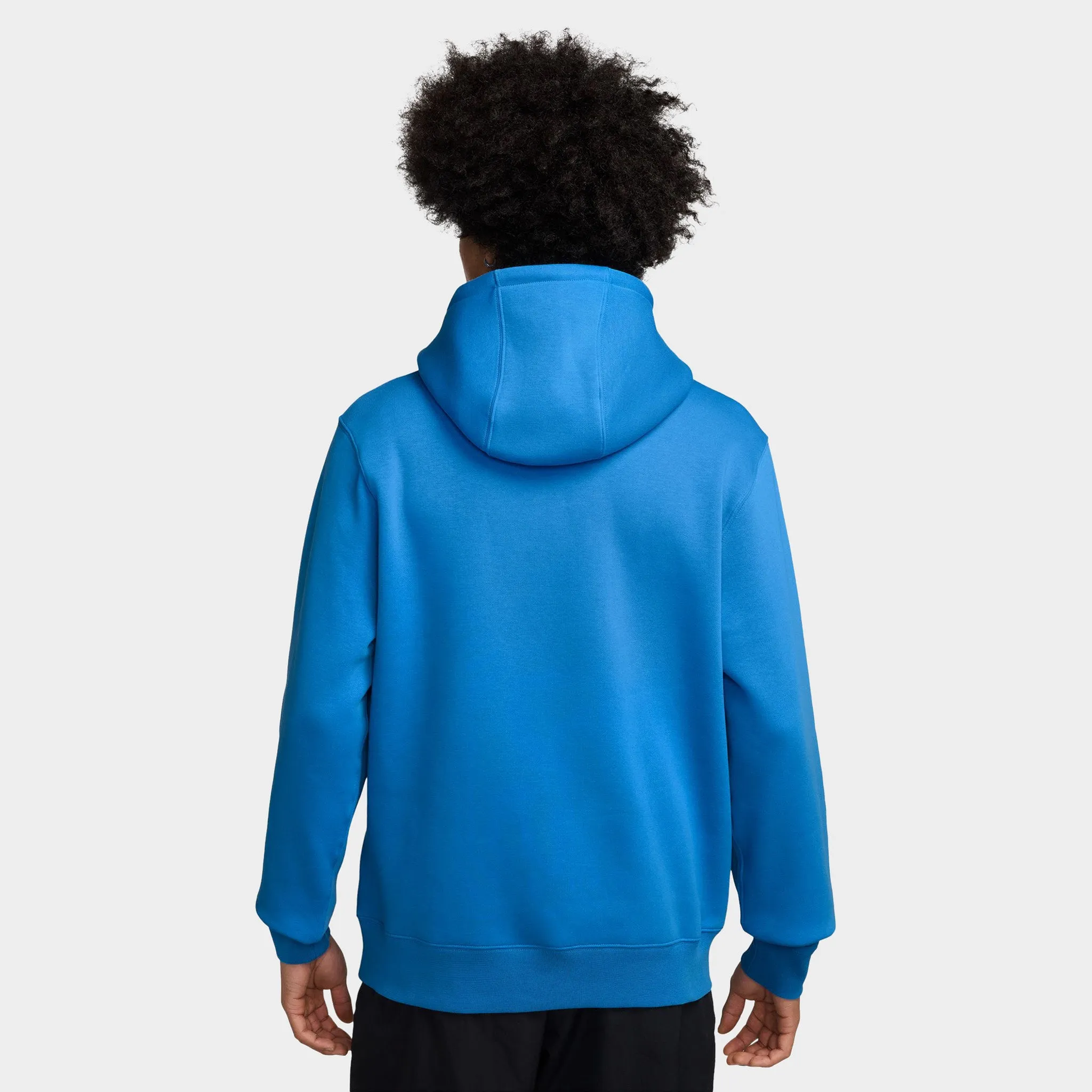 Nike Club Fleece Pullover Hoodie Light Photon Blue / White sold by JD Sports product image thumbnail 2