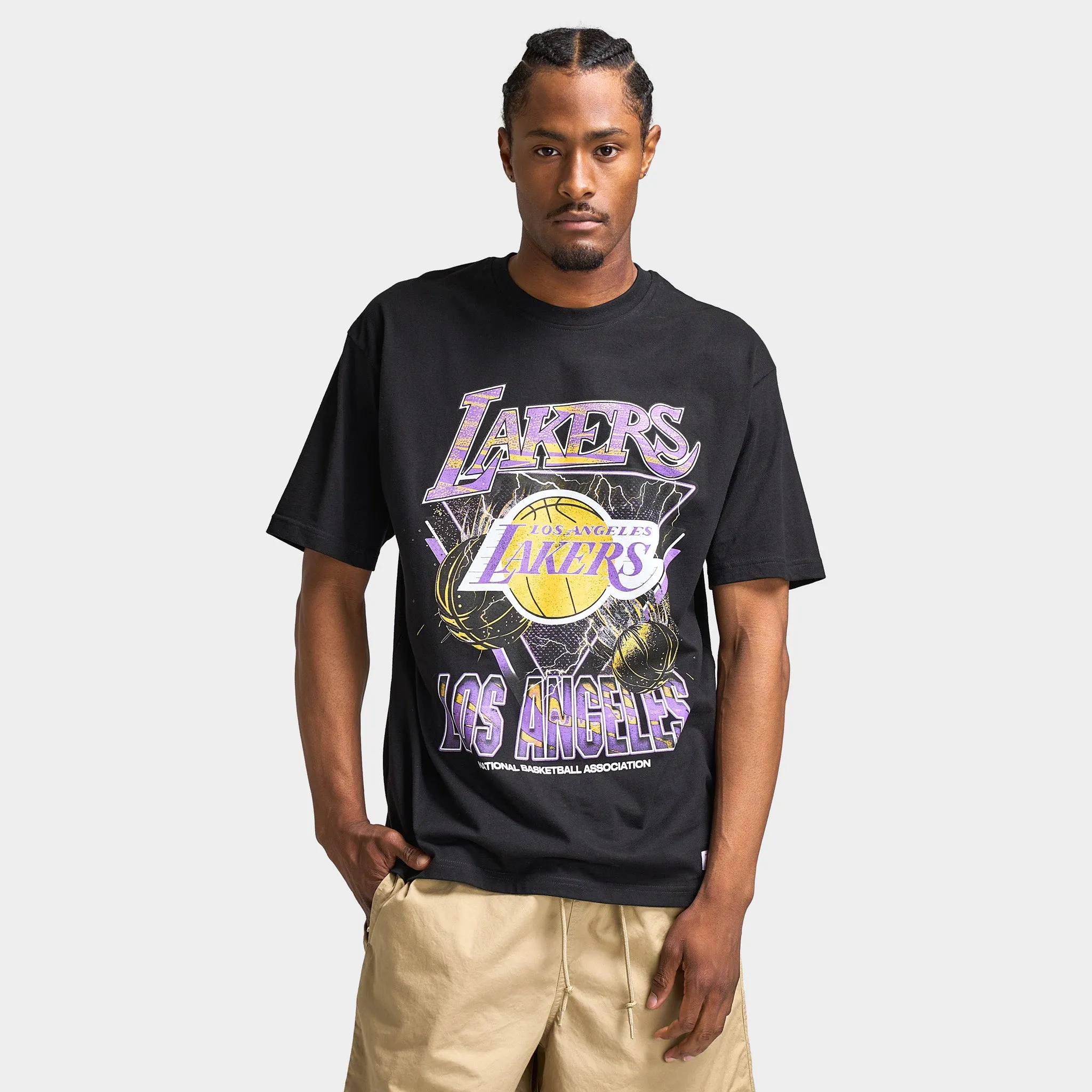 Mitchell & Ness Los Angeles Lakers Tee / Black sold by JD Sports