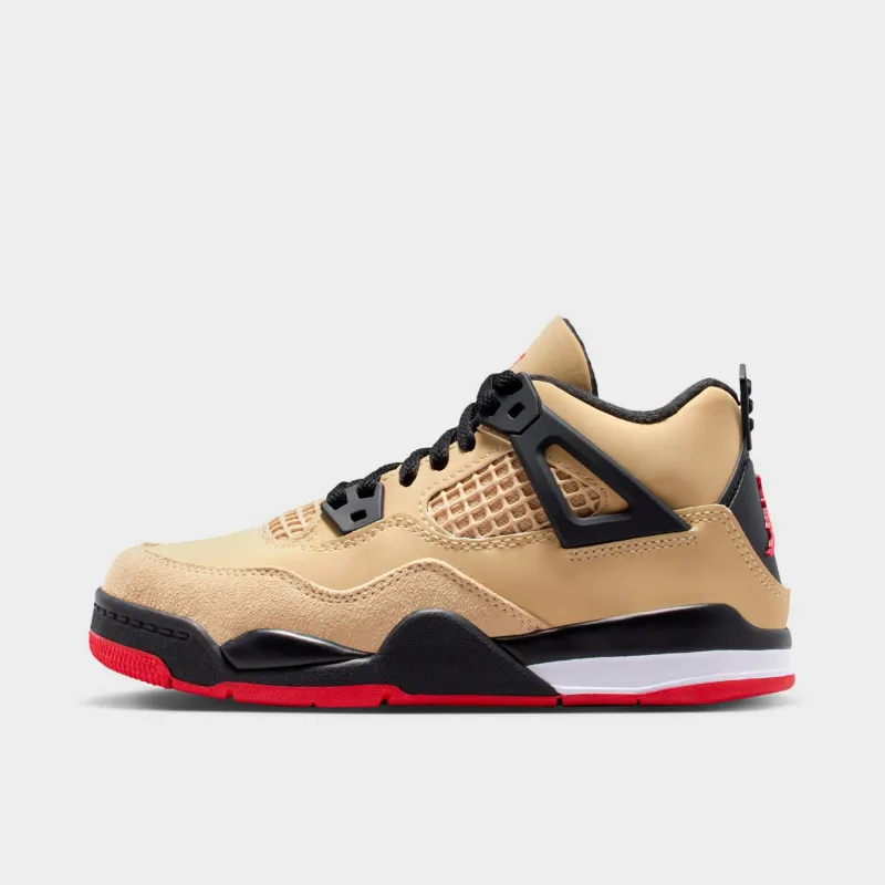 Jordan 4 Retro PS Fire Red / Starfish - Sesame sold by JD Sports