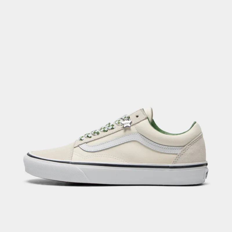 Vans Old Skool Marshmallow / Green Charms sold by JD Sports