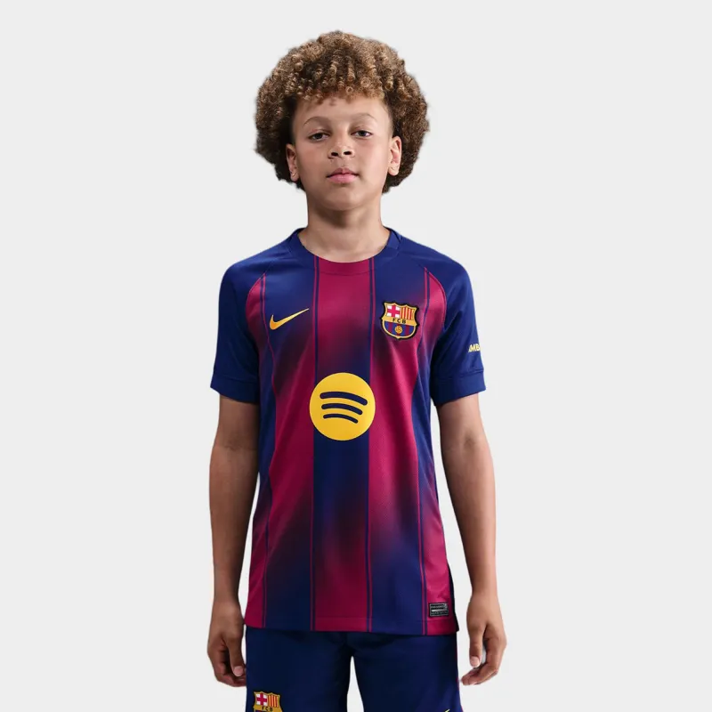 Nike Juniors' FCB 25/26 Jersey Stad / Deep Royal Blue sold by JD Sports