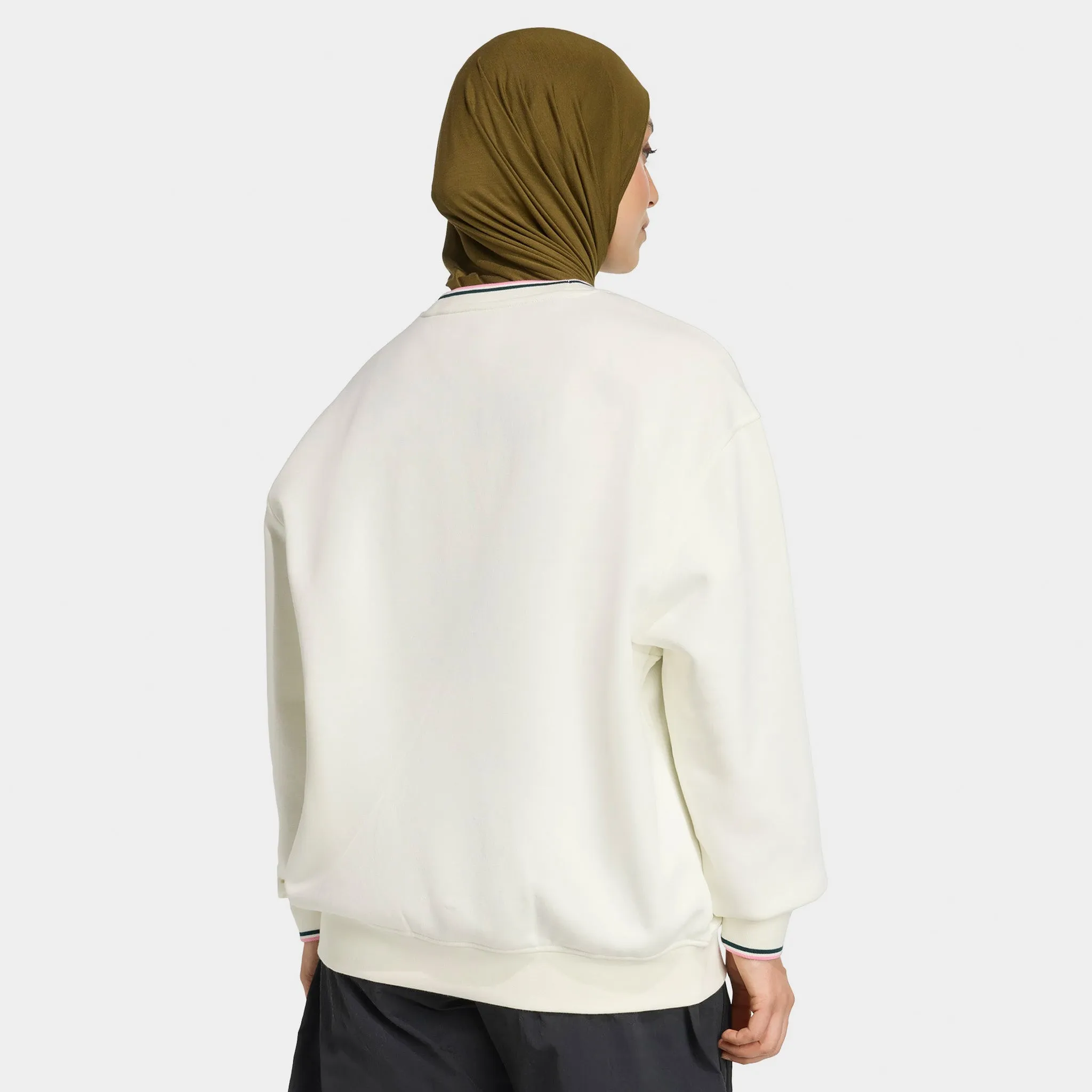 adidas Originals Women's Oversized Crewneck / Off White sold by JD Sports product image thumbnail 2