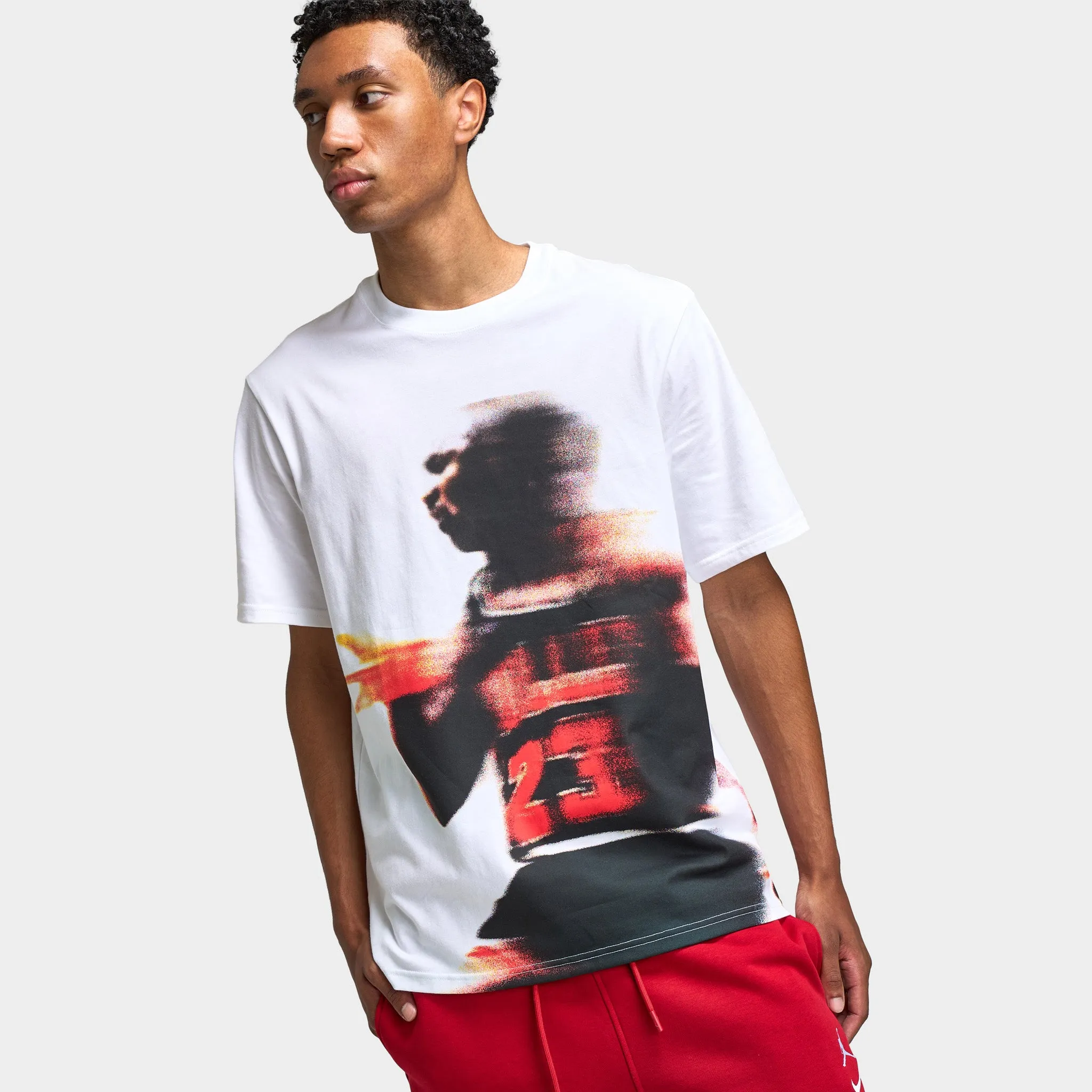 Jordan Sport Men's Dri-FIT Graphic T-Shirt White / Black sold by JD Sports product image thumbnail 3