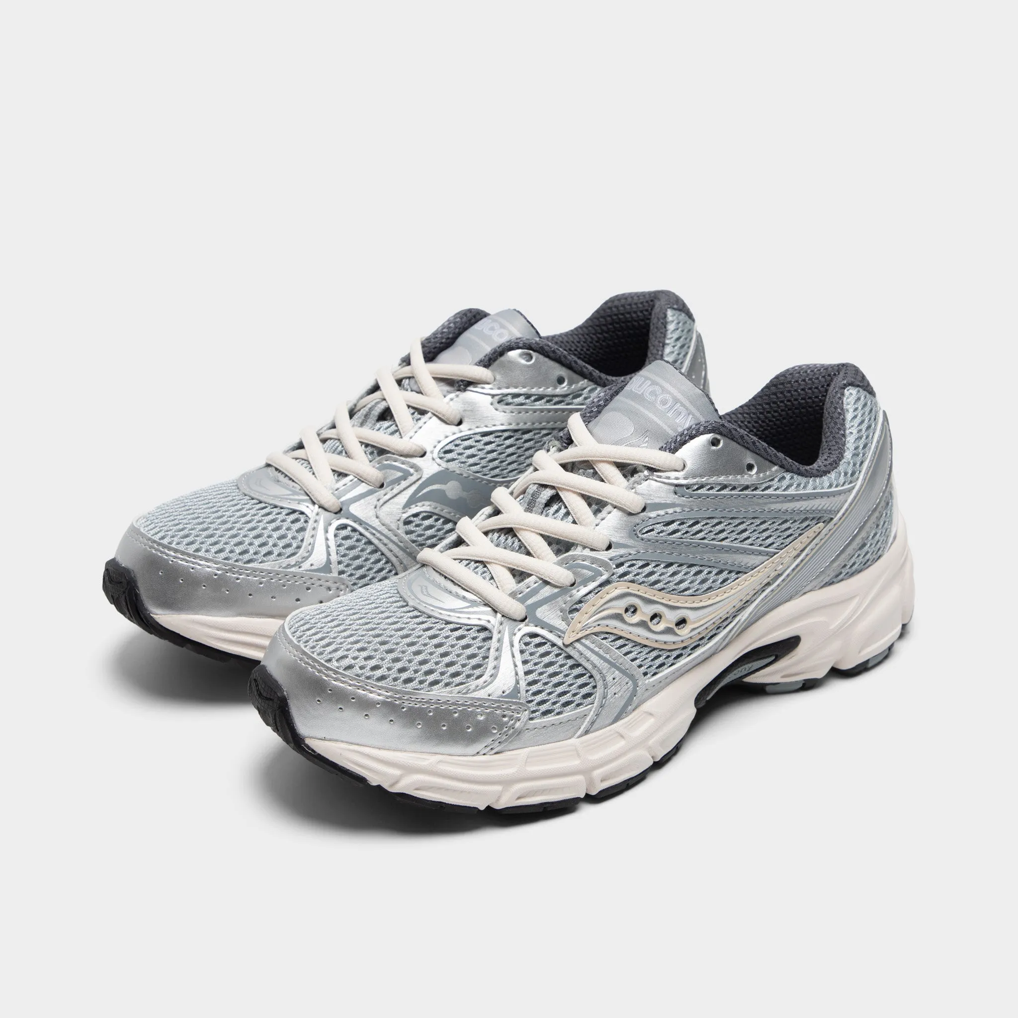 Saucony Women's Ride Millennium Silver / Cream sold by JD Sports product image thumbnail 2
