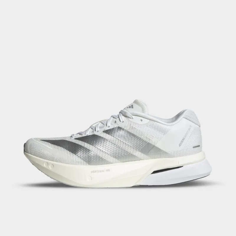 adidas Women's Adizero Boston 13 White / Matte Silver - Dash Grey sold by JD Sports