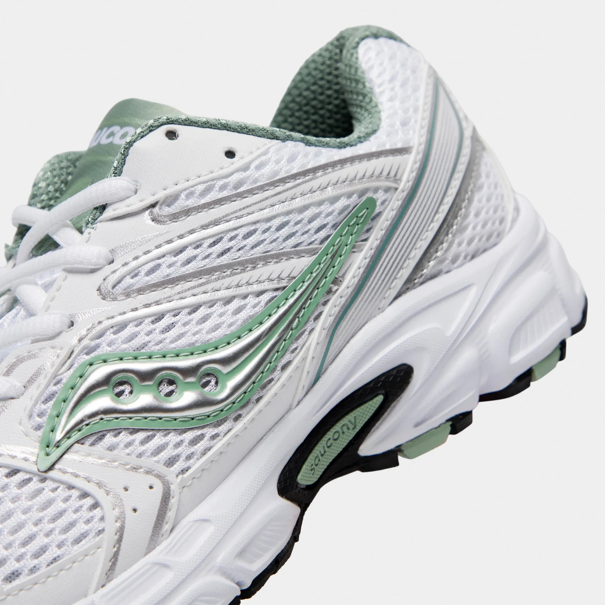 Saucony Women's Ride Millennium White / Sage sold by JD Sports product image thumbnail 3