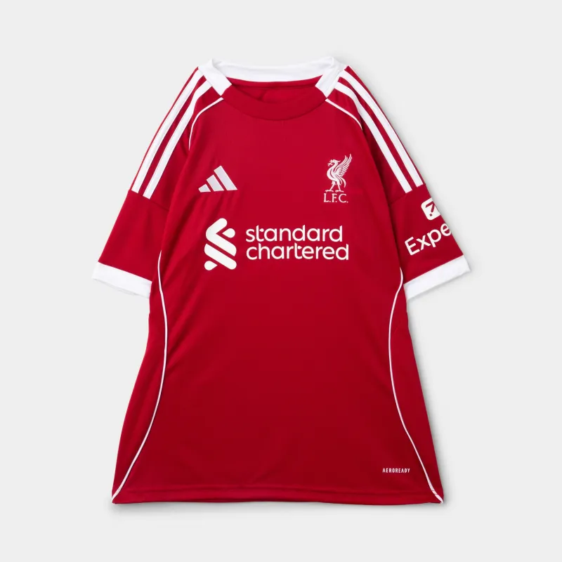 adidas Juniors' Liverpool FC 25/26 Jersey Youth / Red sold by JD Sports