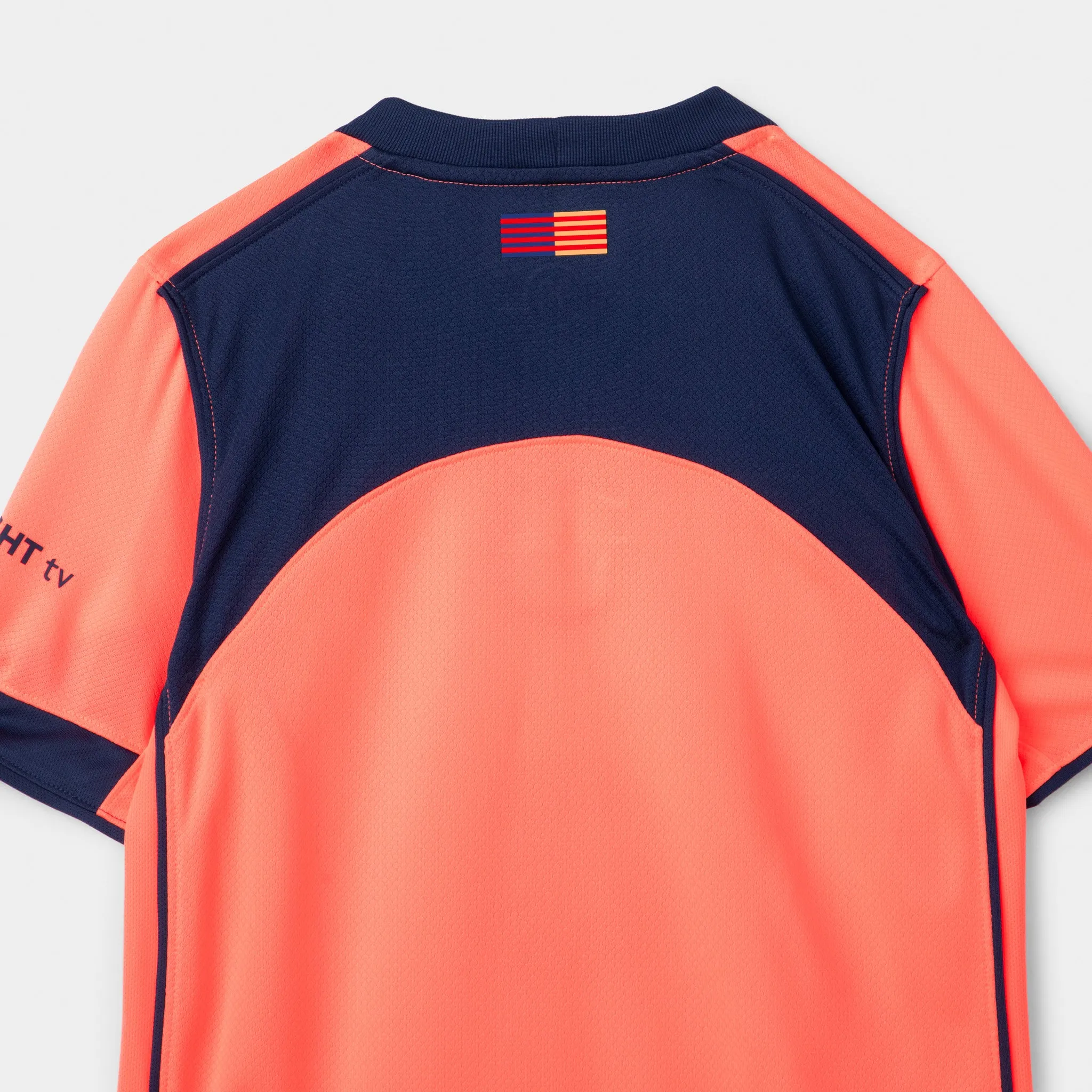 Nike Juniors' FCB 25/26 Jersey Stad 3R Bright Mango / Midnight Navy sold by JD Sports product image thumbnail 5