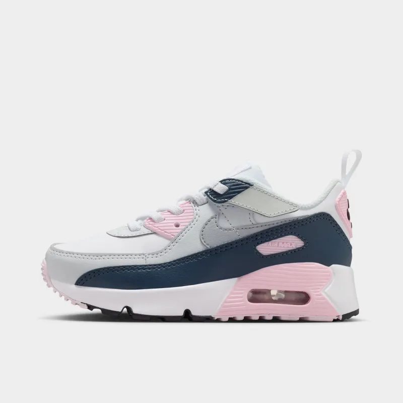 Nike Air Max 90 Easy On PS White / Wolf Grey - Pink Foam made by Nike