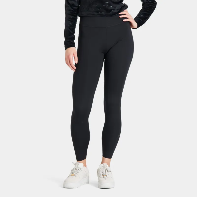 Nike Women's One Luxe Mid-Rise Pocket Leggings Black / Clear sold by JD Sports