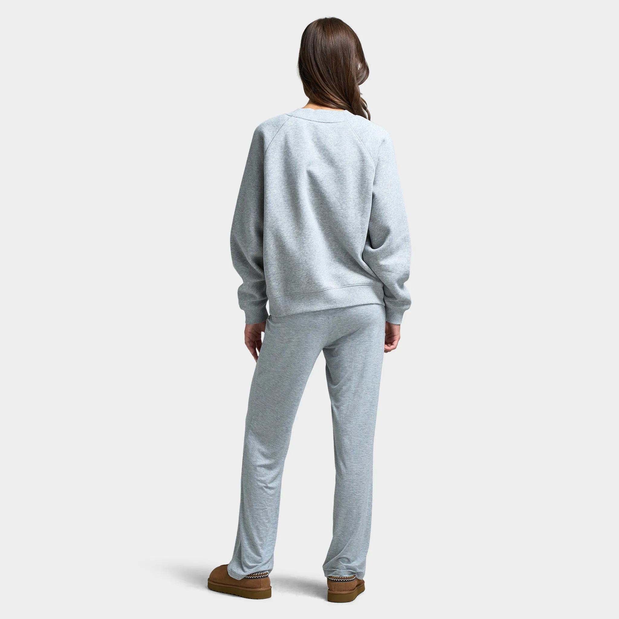 UGG Women's Logo Crewneck / Heather Grey sold by JD Sports product image thumbnail 5