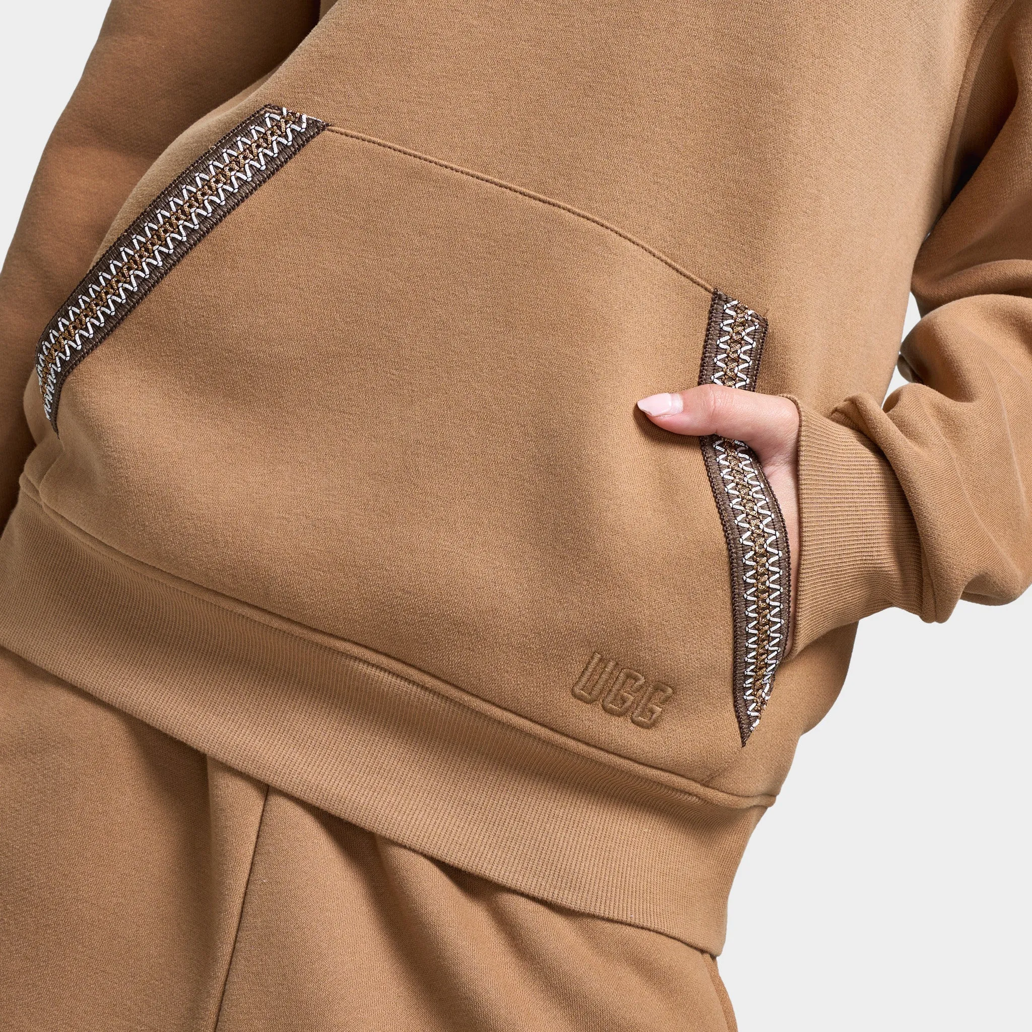 UGG Women's Tasman Hoodie / Chestnut sold by JD Sports product image thumbnail 3