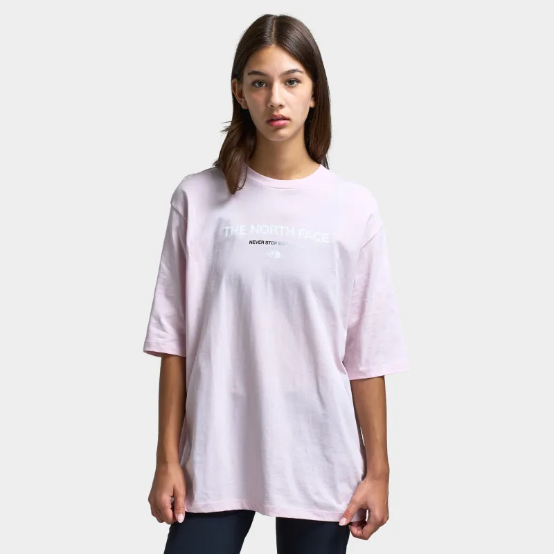 The North Face Women's Gradient Flow Oversized Tee / Pale Blossom sold by JD Sports