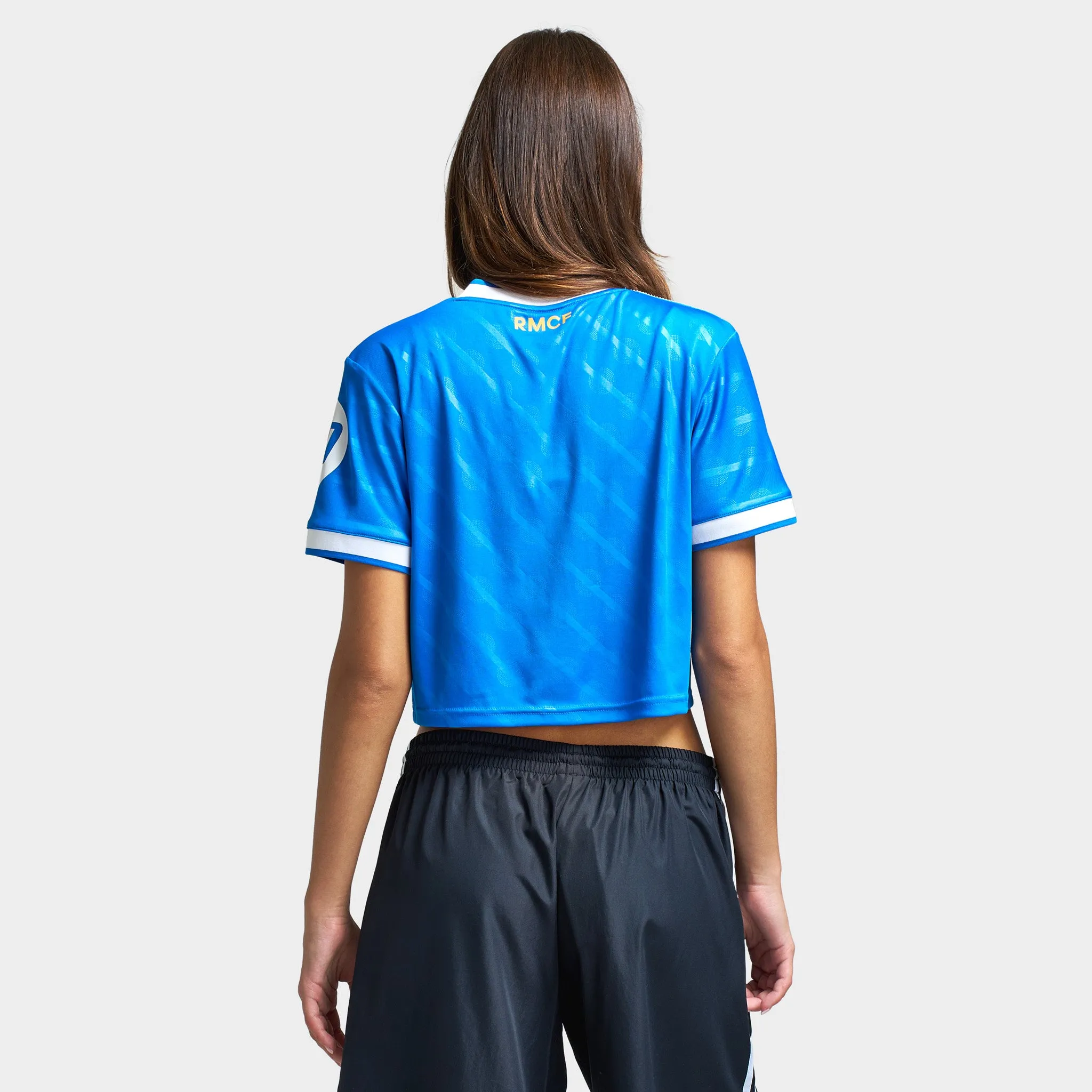 adidas Women's Real Madrid 25/26 3rd Cropped Jersey / Bluebird sold by JD Sports product image thumbnail 2