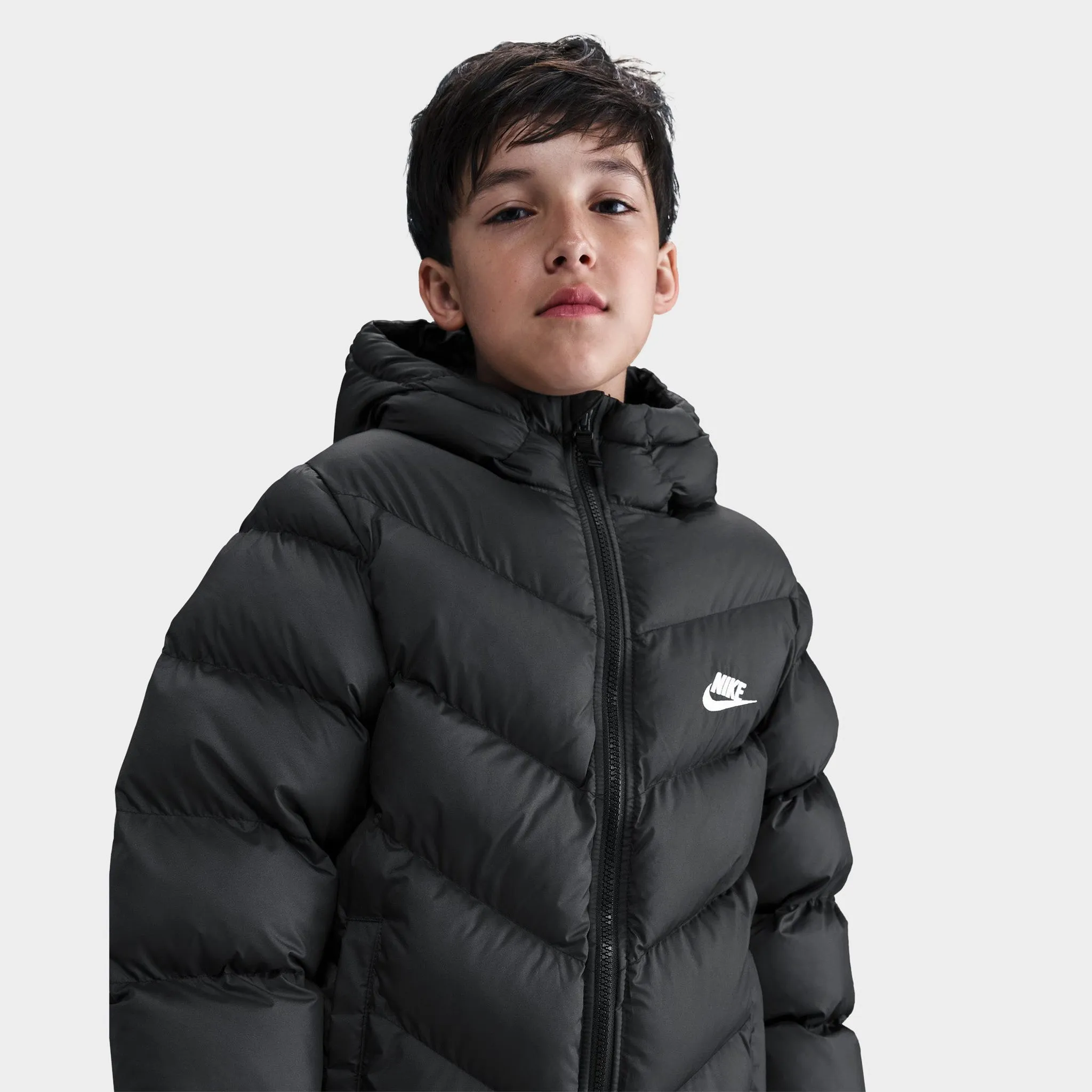 Nike Sportswear Juniors' ADP Therma-FIT Puffer Jacket Black / White sold by JD Sports