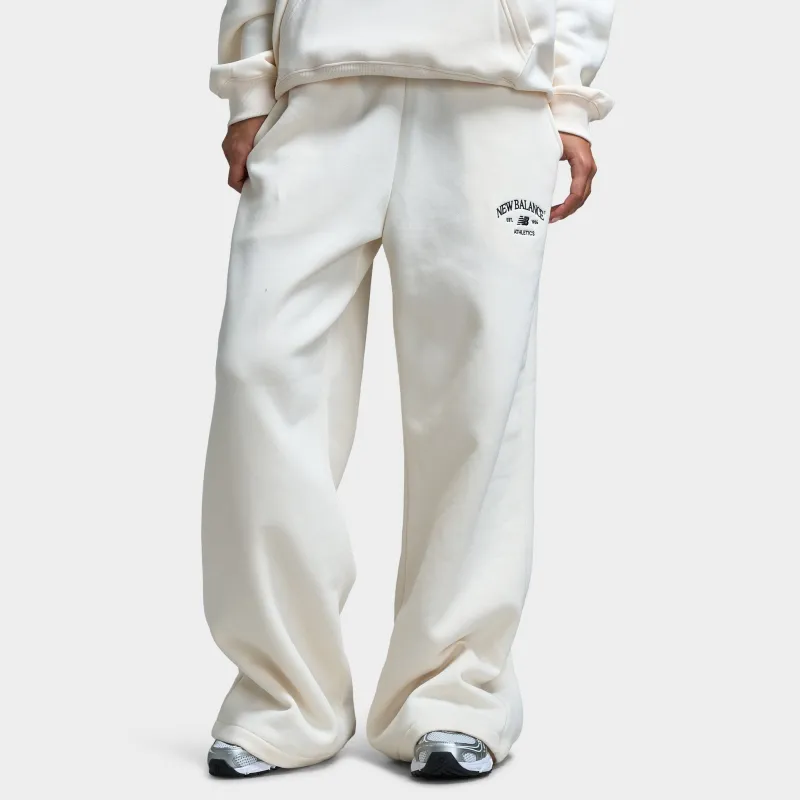 New Balance women's Athletic Wide Leg Joggers / Permafrost sold by JD Sports