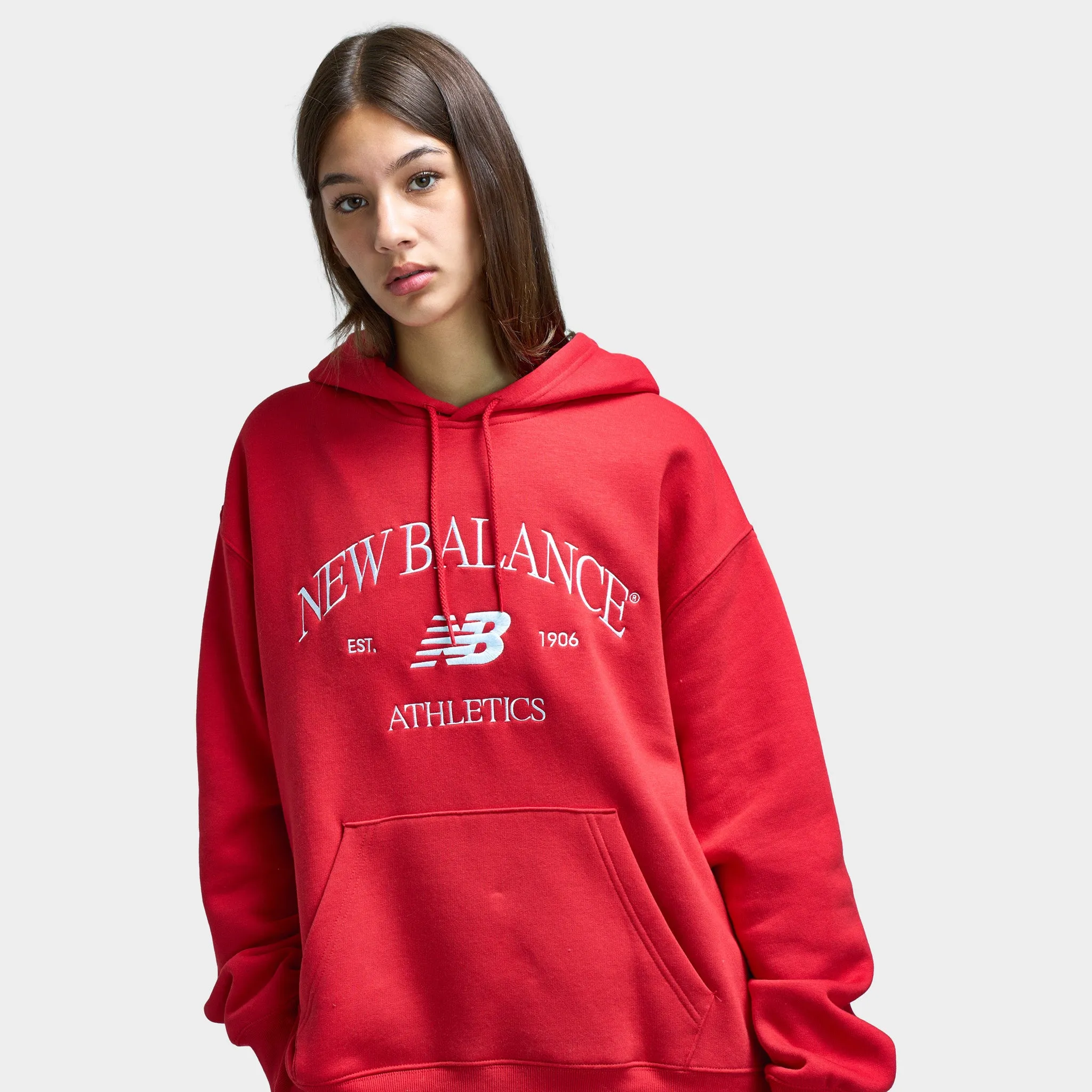 New Balance Women's Athletic Pullover Hoodie / Red sold by JD Sports product image thumbnail 3
