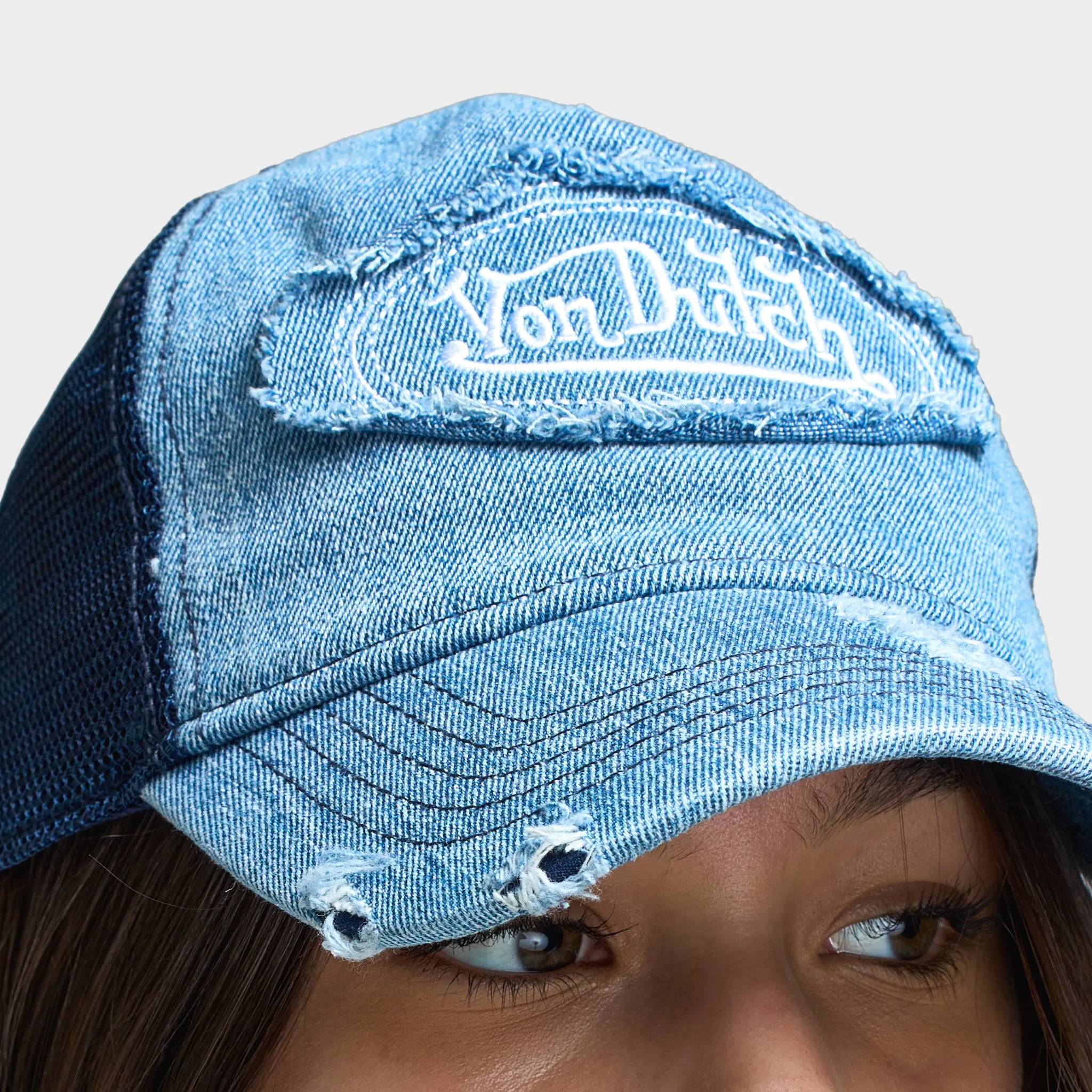 Von Dutch Von Denim Trucker / Blue sold by JD Sports product image thumbnail 3