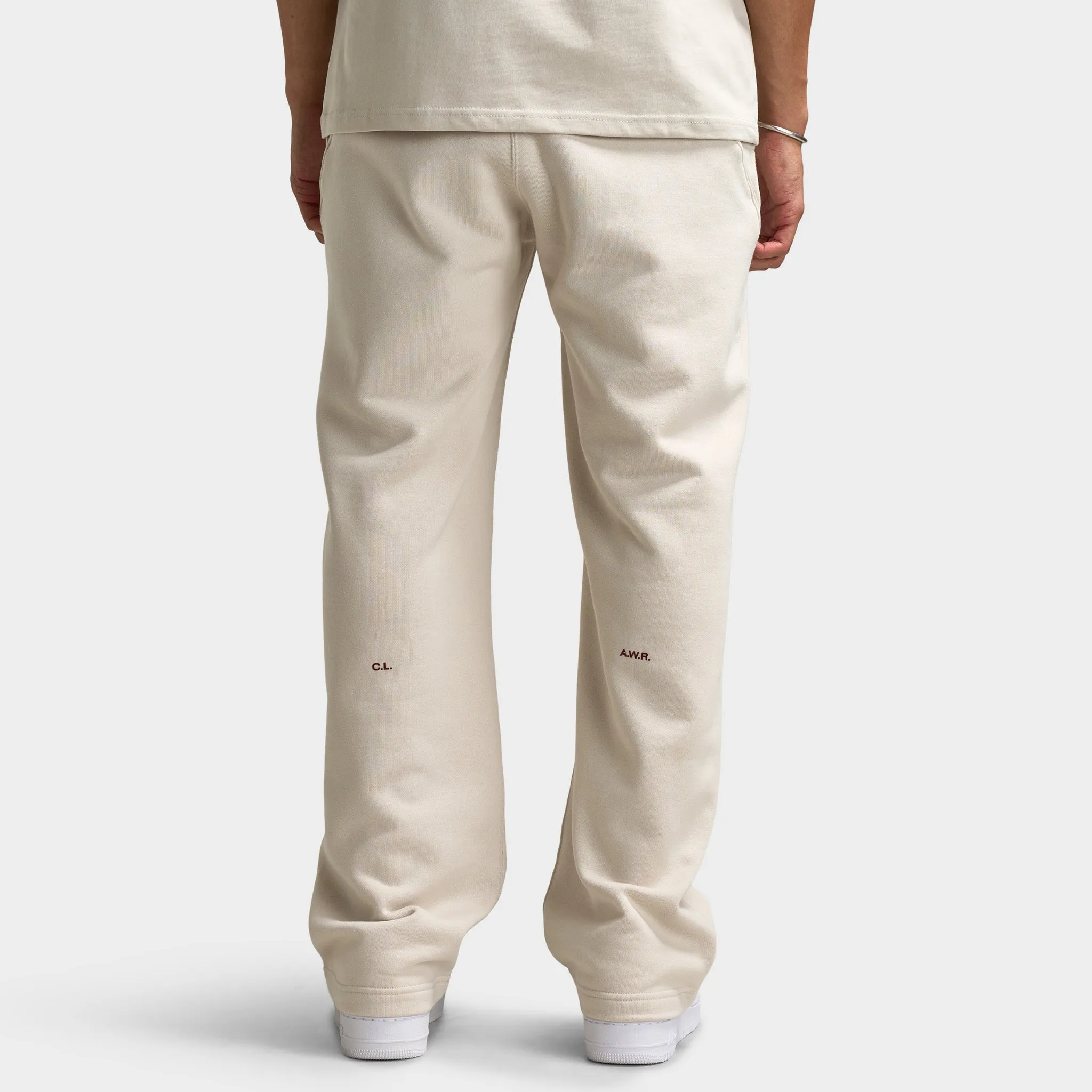 Nike Nocta NRG Fleece Open Hem Sweatpants Light Orewood Brown / Team Red sold by JD Sports product image thumbnail 2