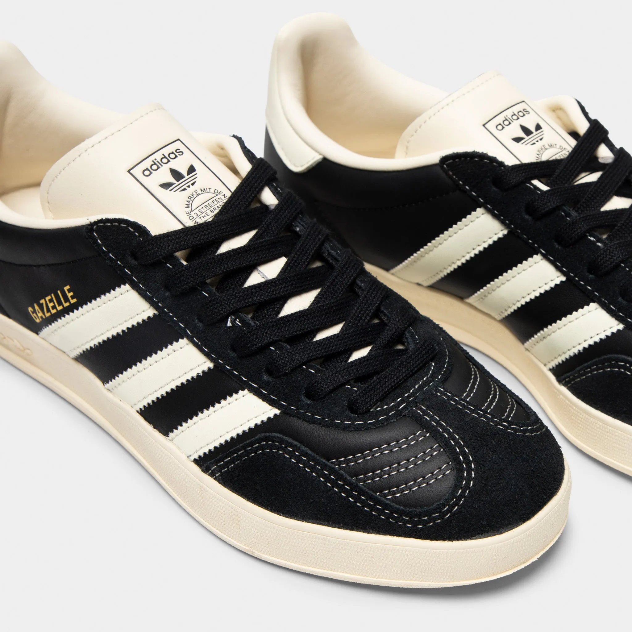 adidas Gazelle Indoor Black / White - Gold sold by JD Sports product image thumbnail 3