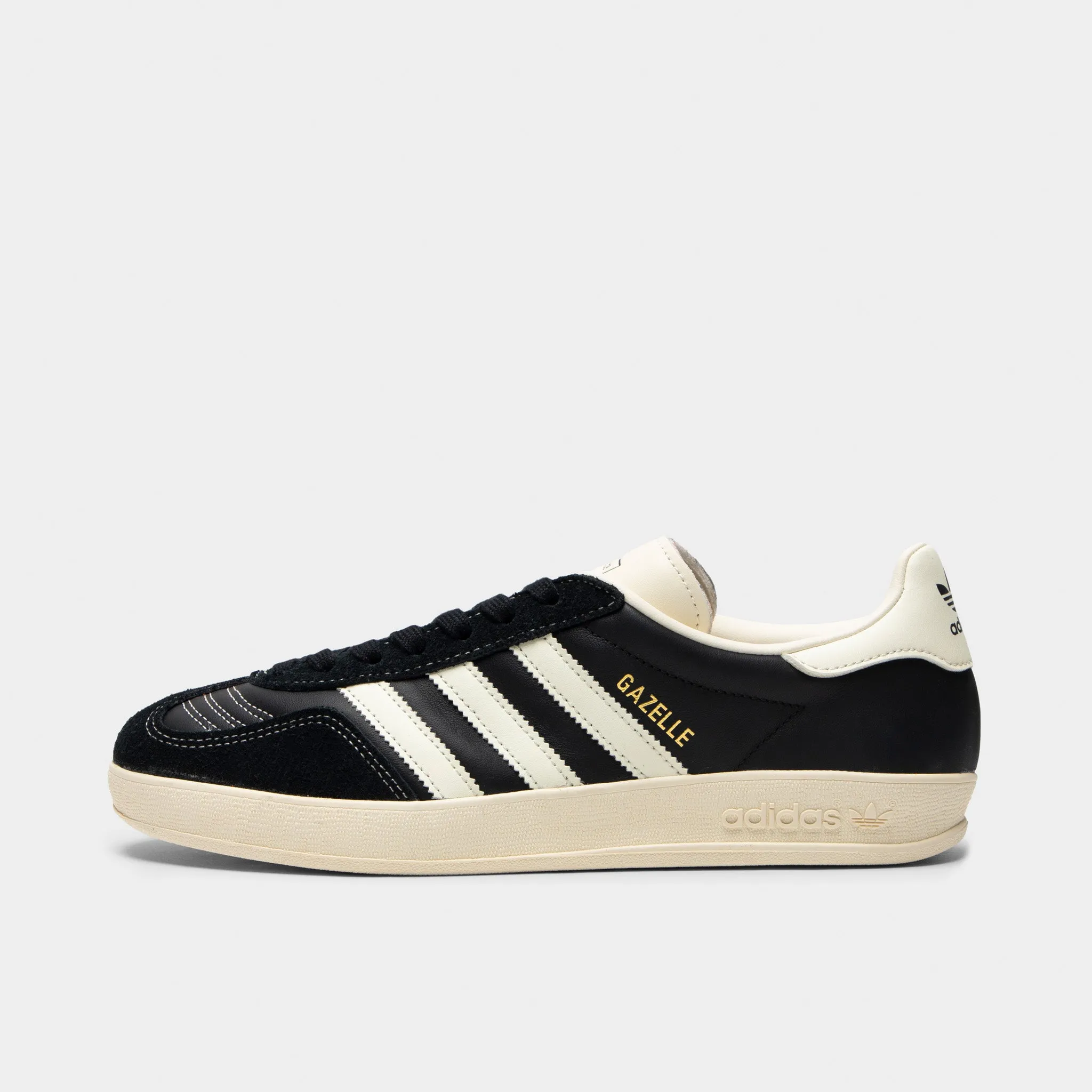 adidas Gazelle Indoor Black / White - Gold sold by JD Sports