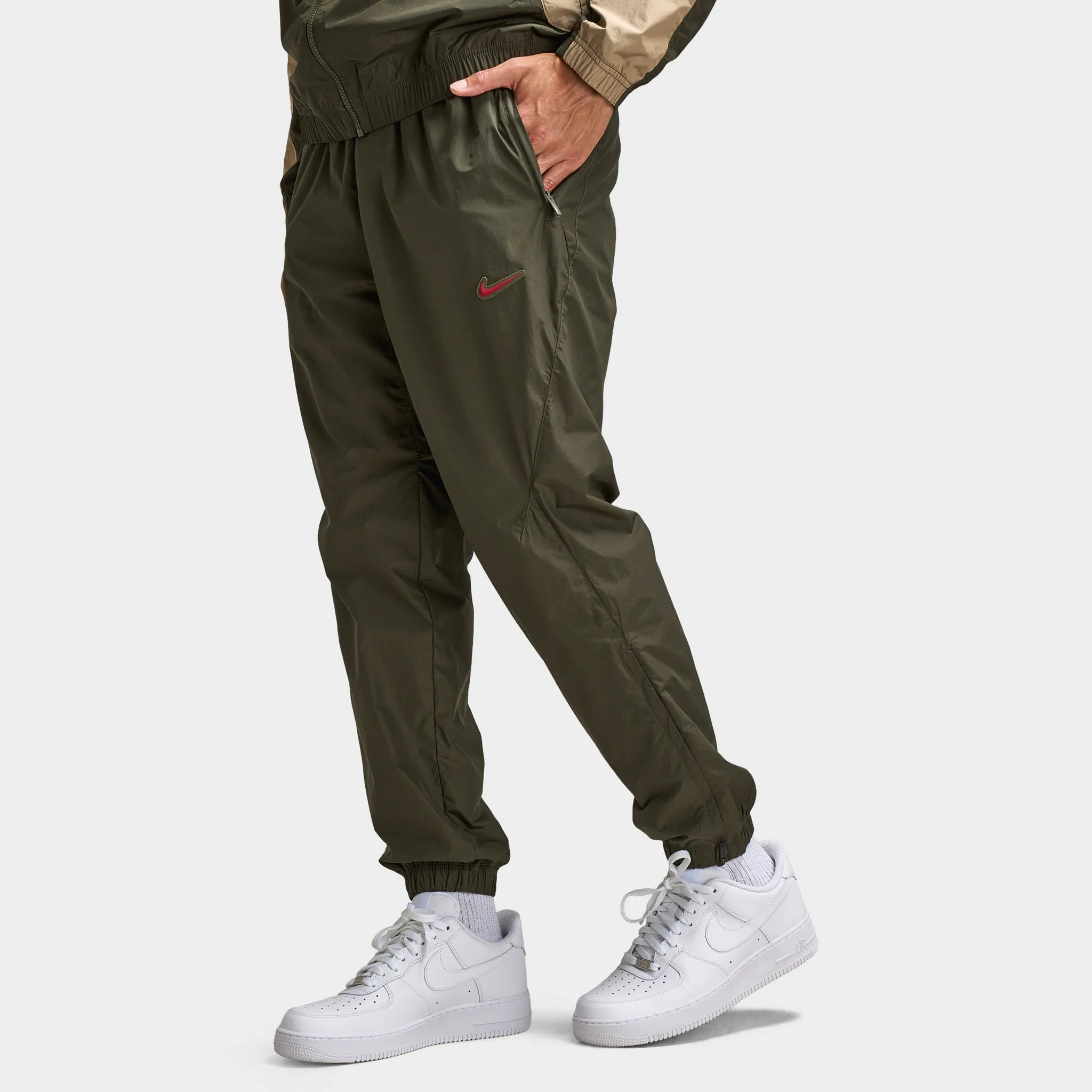 Nike NOCTA CS Cardinal Woven Track Pants Cargo Khaki / Smoke Grey sold by JD Sports product image thumbnail 4