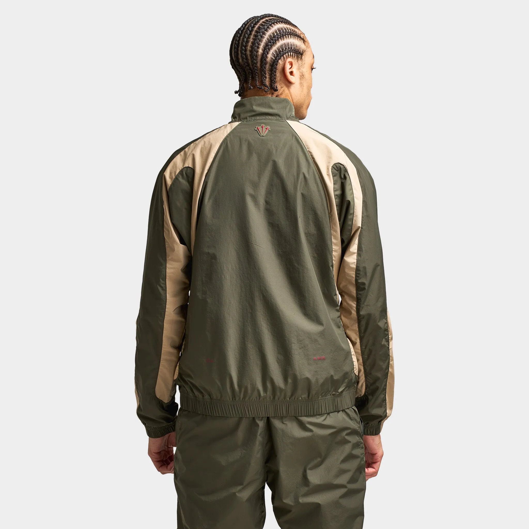 Nike NOCTA CS Cardinal Woven Track Jacket Cargo Khaki / Smoke Grey sold by JD Sports product image thumbnail 2