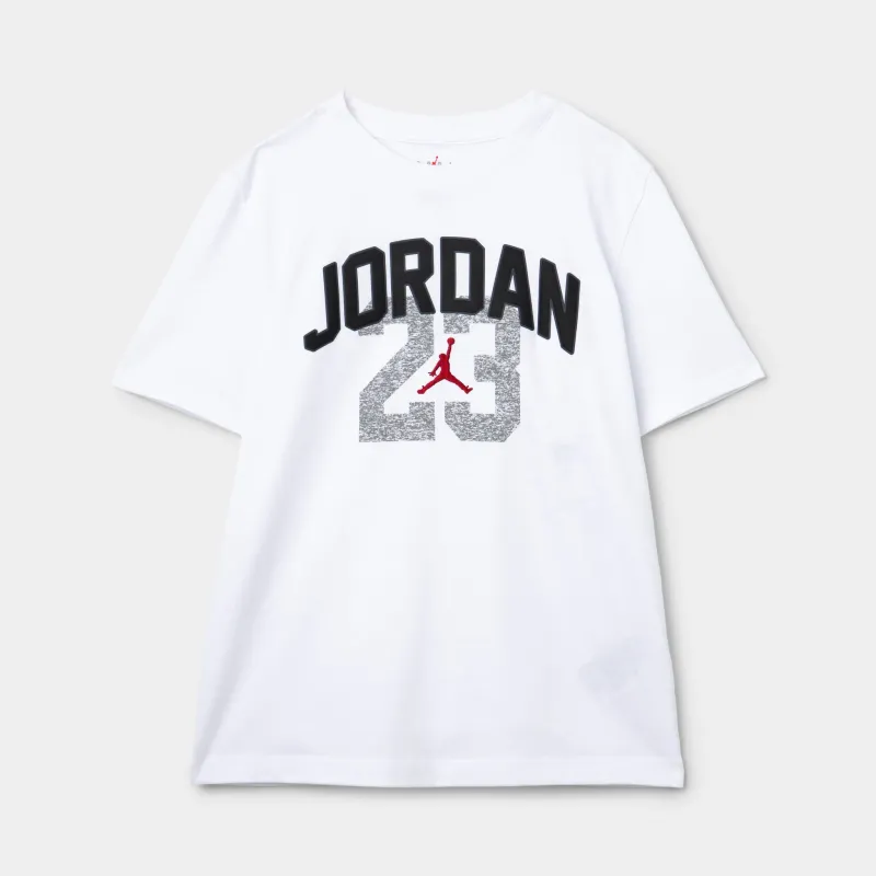 Jordan Juniors' Heritage Arch 23 Tee / White sold by JD Sports