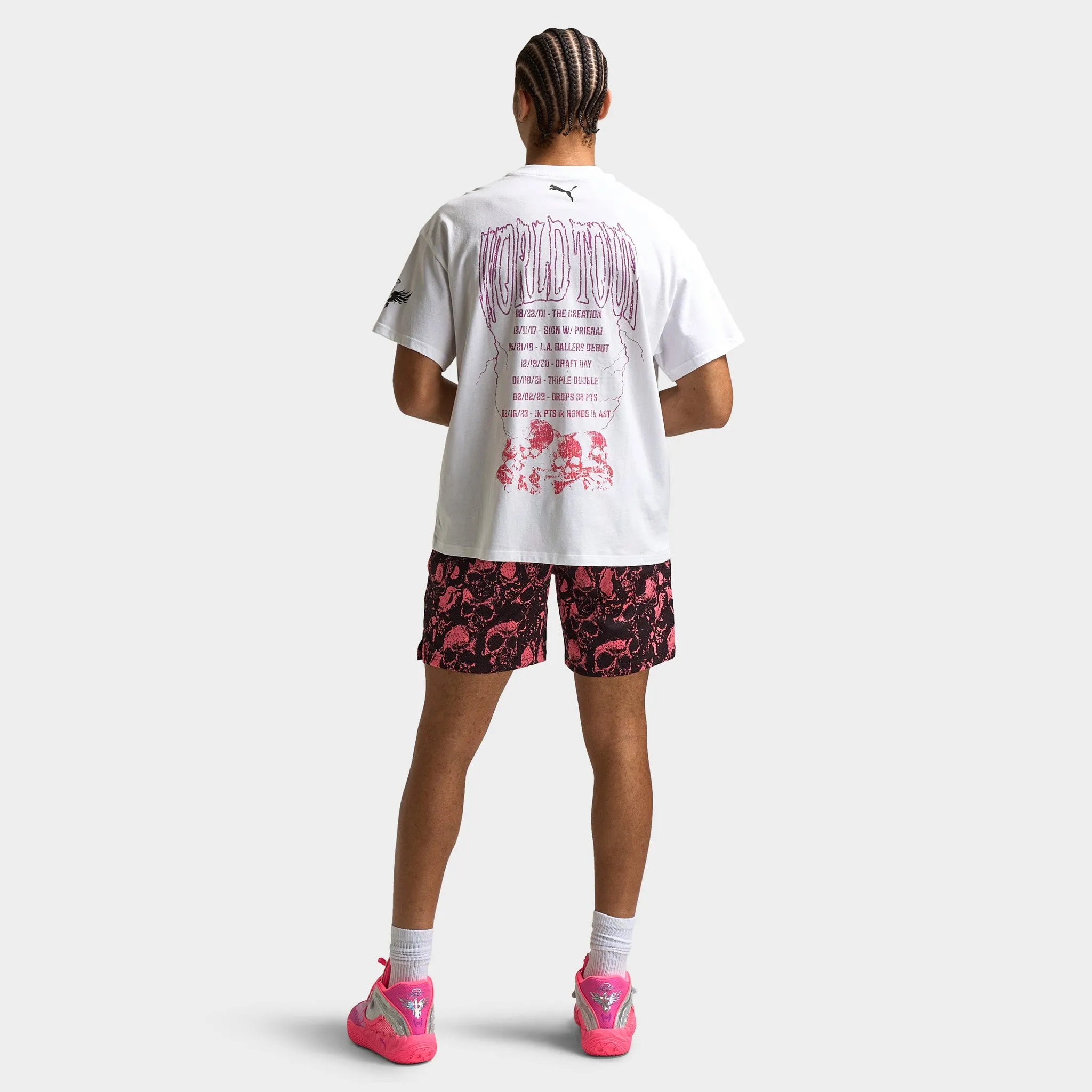 PUMA LaMelo World Tournament Tee I / Puma White sold by JD Sports product image thumbnail 5