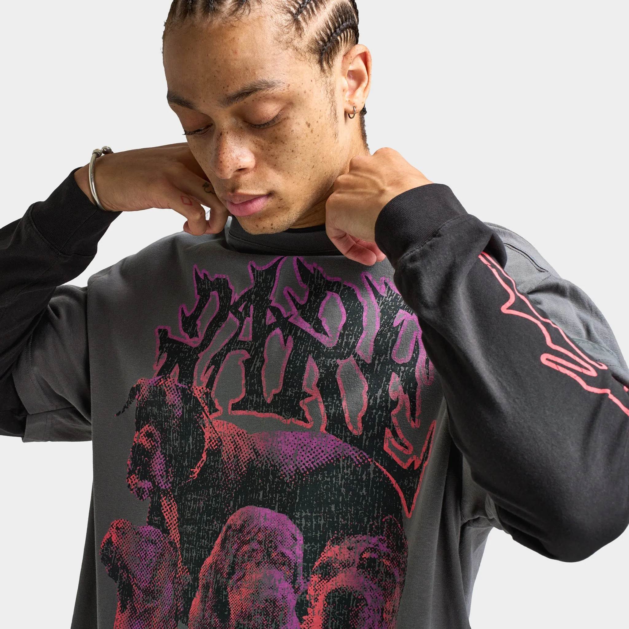 PUMA LaMelo World Tournament Longsleeve Tee / Dusky Gray sold by JD Sports product image thumbnail 3