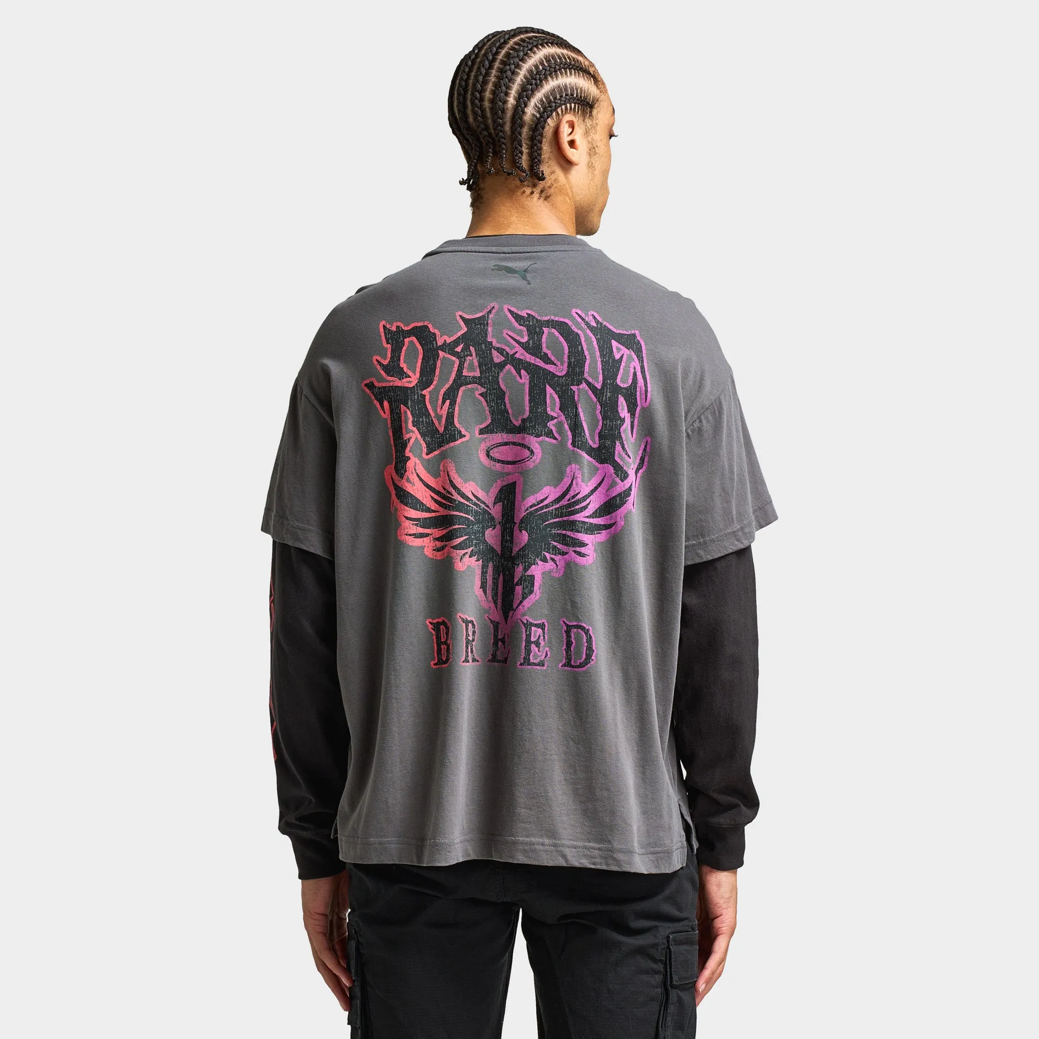 PUMA LaMelo World Tournament Longsleeve Tee / Dusky Gray sold by JD Sports product image thumbnail 2