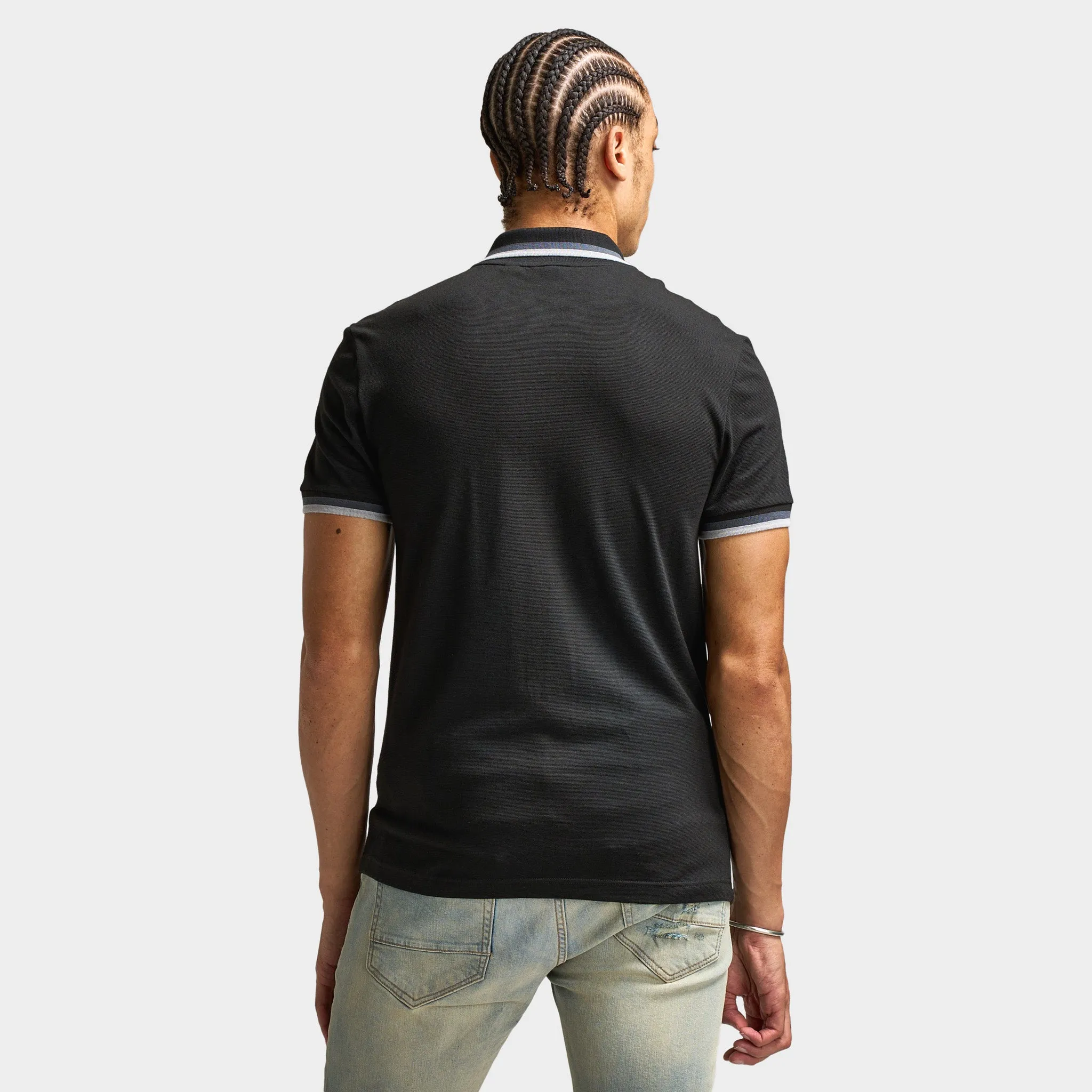 Lacoste Tipped Polo / Black sold by JD Sports product image thumbnail 2