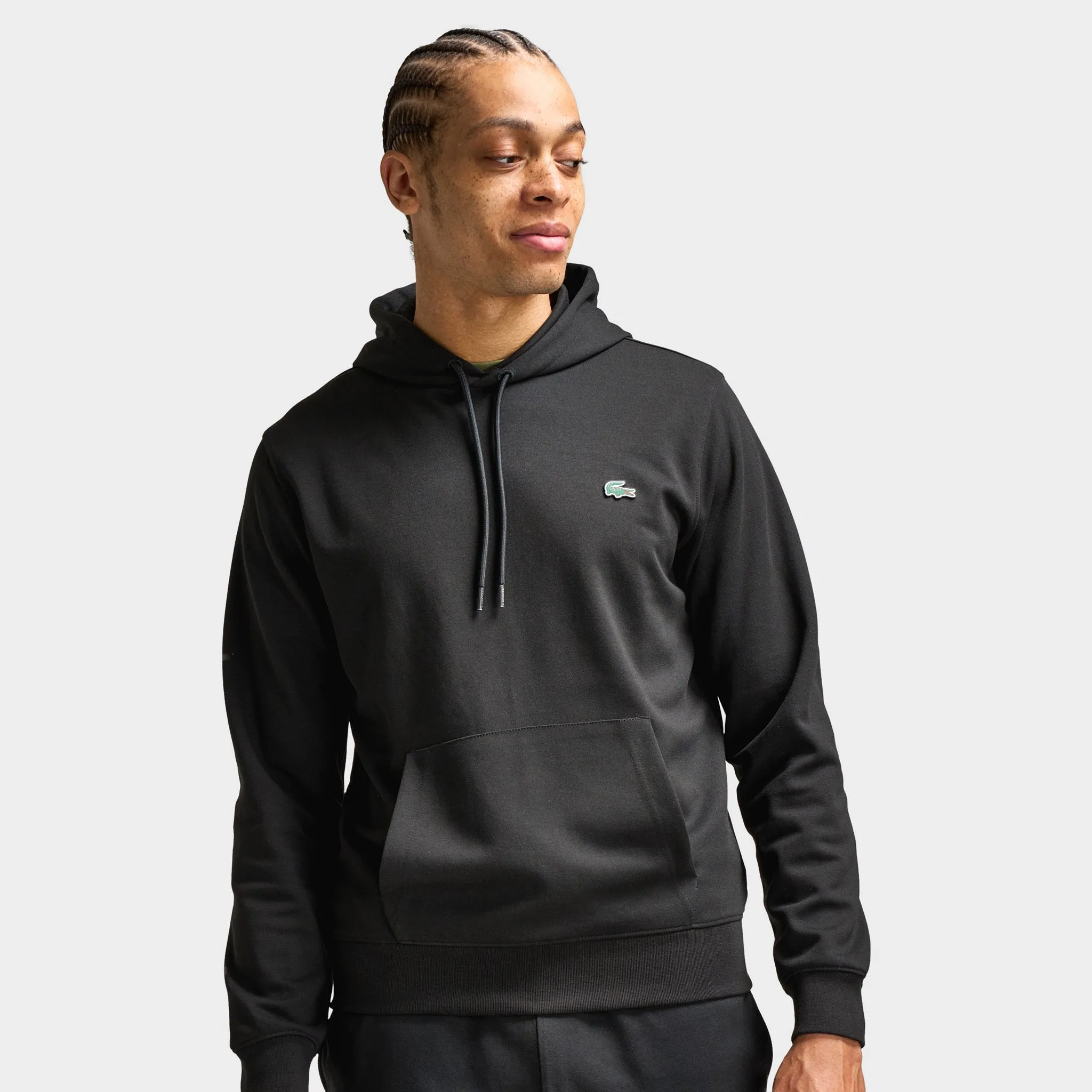 Lacoste Double Knit Overhead Hoodie / Black sold by JD Sports product image thumbnail 3