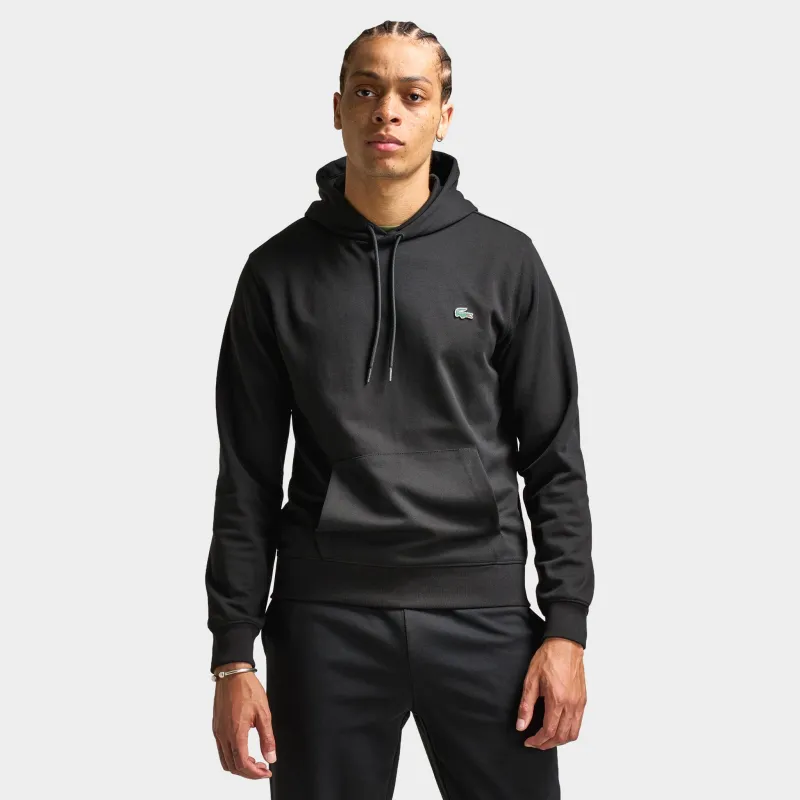 Lacoste Double Knit Overhead Hoodie / Black sold by JD Sports