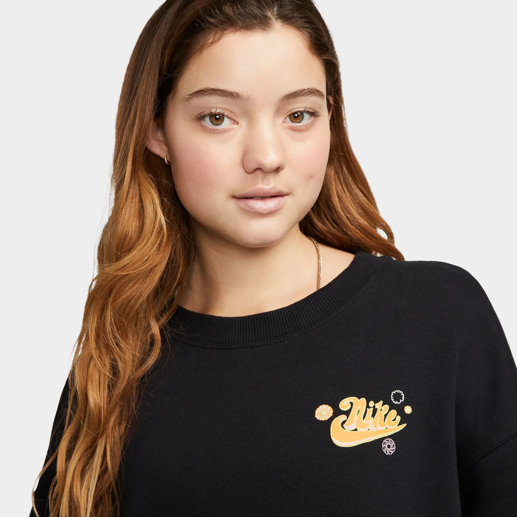 Nike Sportswear Women's Phoenix Fleece Oversized Happy Crew / Black sold by JD Sports product image thumbnail 3