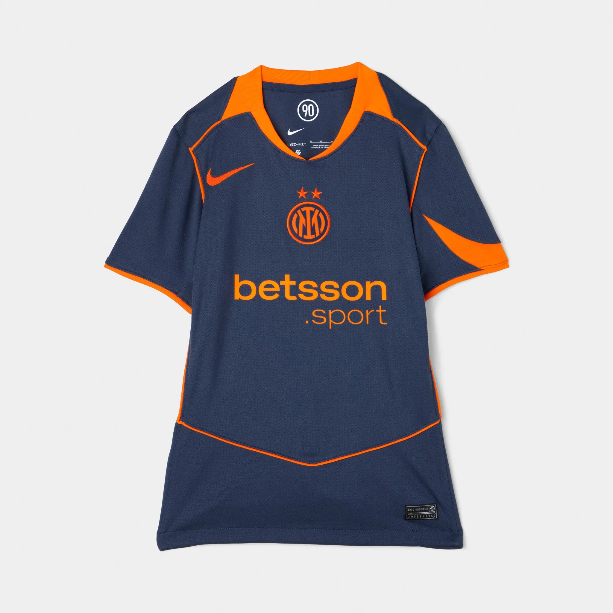 Nike Juniors' Inter 25/26 Jersey Stad 3R Thunder Blue / Safety Orange sold by JD Sports